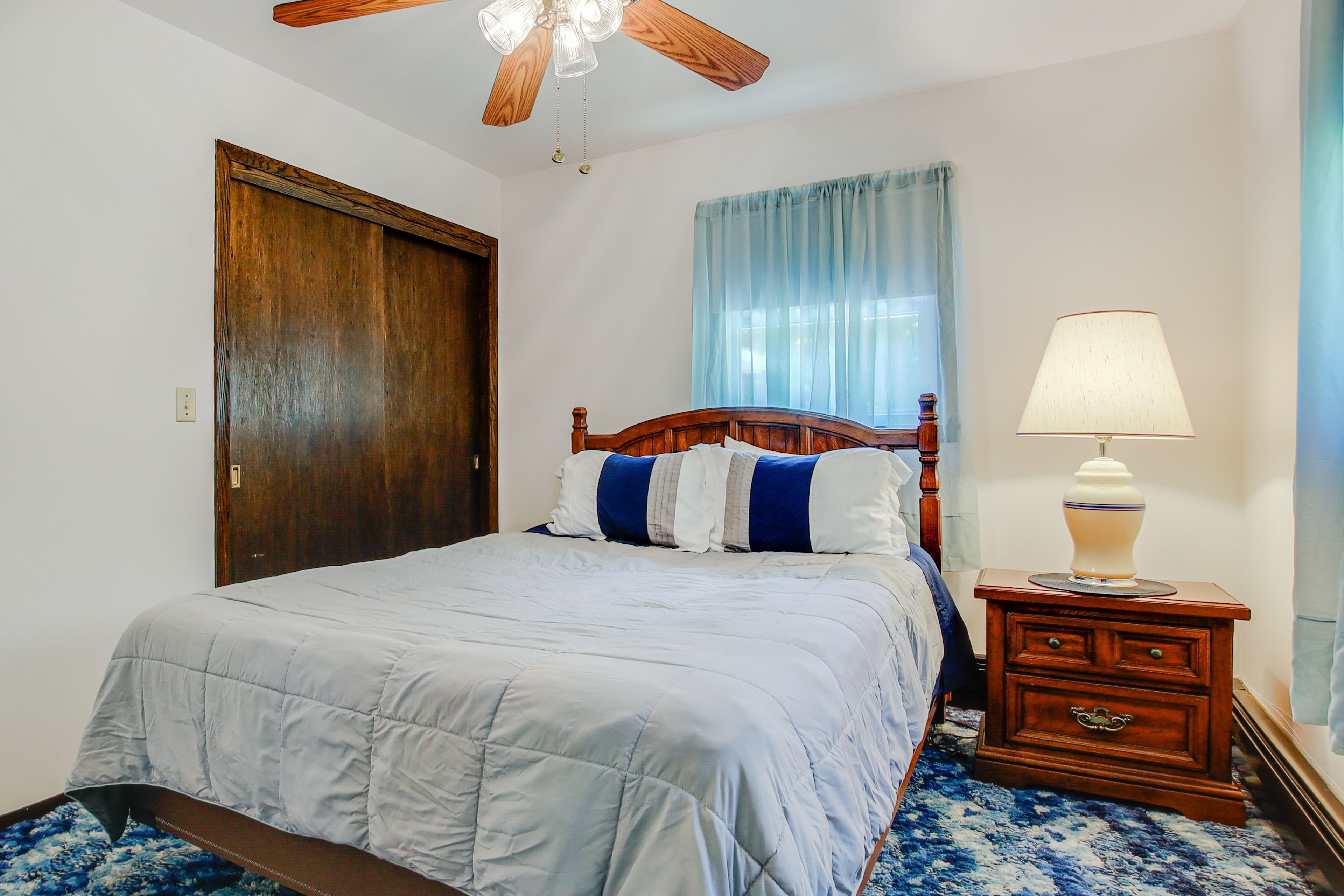 Bedroom 1 | Queen Bed | Linens Provided | Main Level