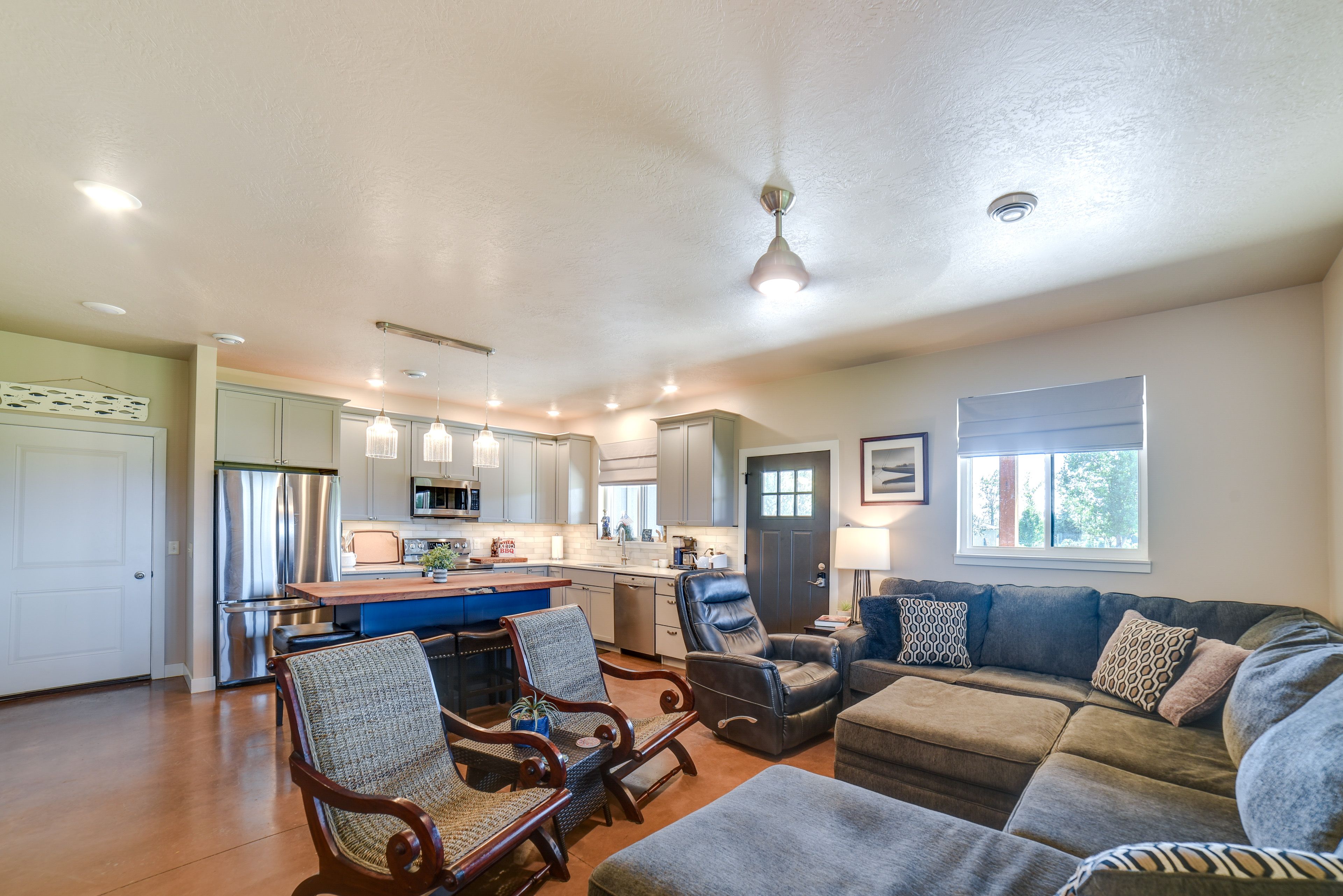 Living Room | 2-Story Home | Central A/C & Heating | Open Floor Plan