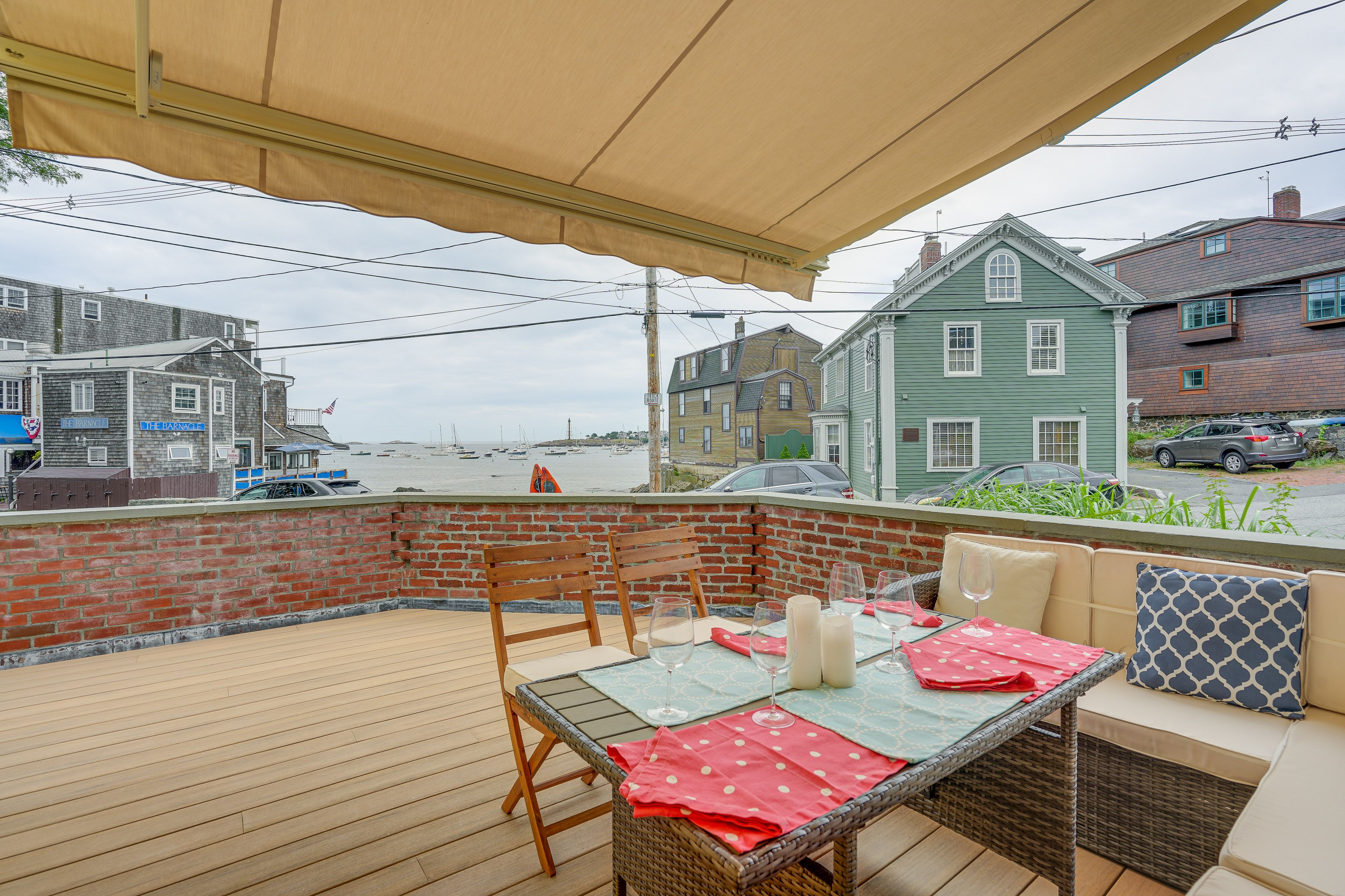 Marblehead Vacation Rental | 3BR | 2.5BA | 2,000 Sq Ft | Stairs Required