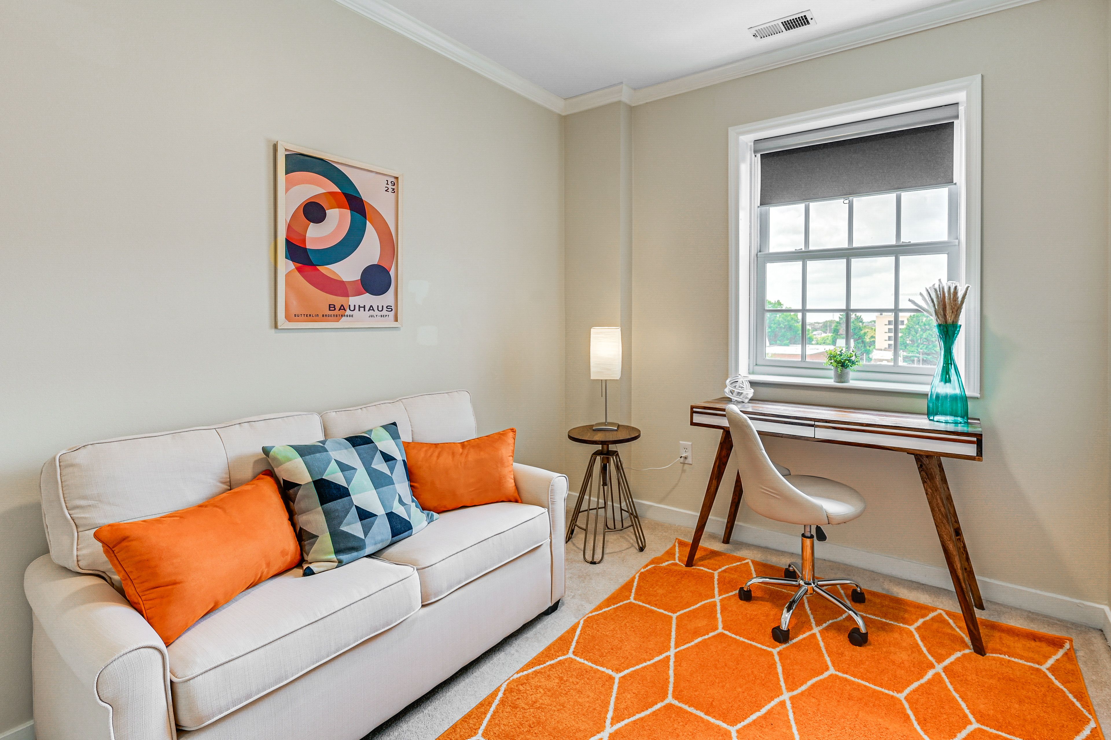 Bedroom 2 (Office) | Twin Sleeper Sofa | Workstation