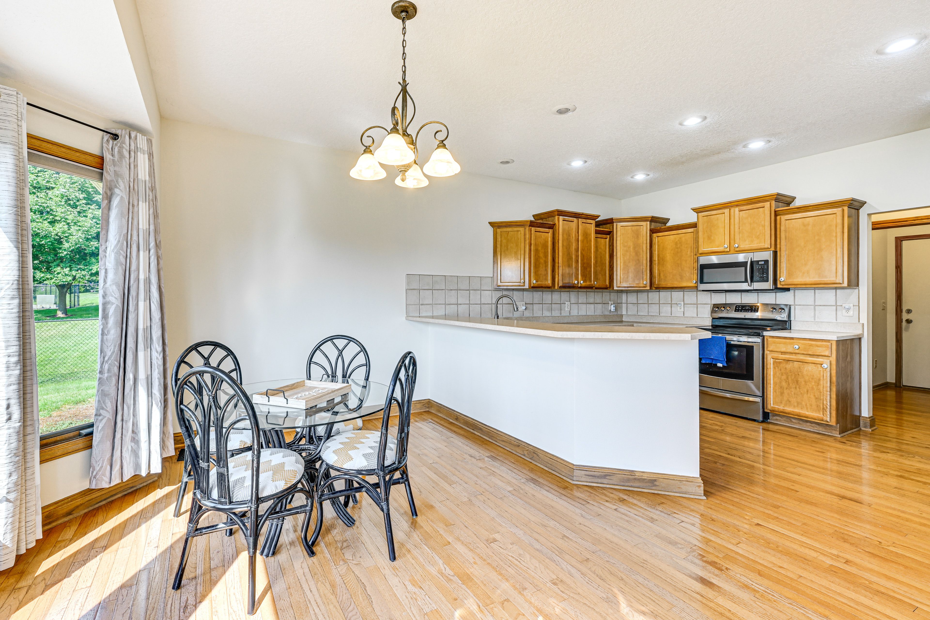 Dining Area | 1st Floor | Central Heating & A/C | Free WiFi