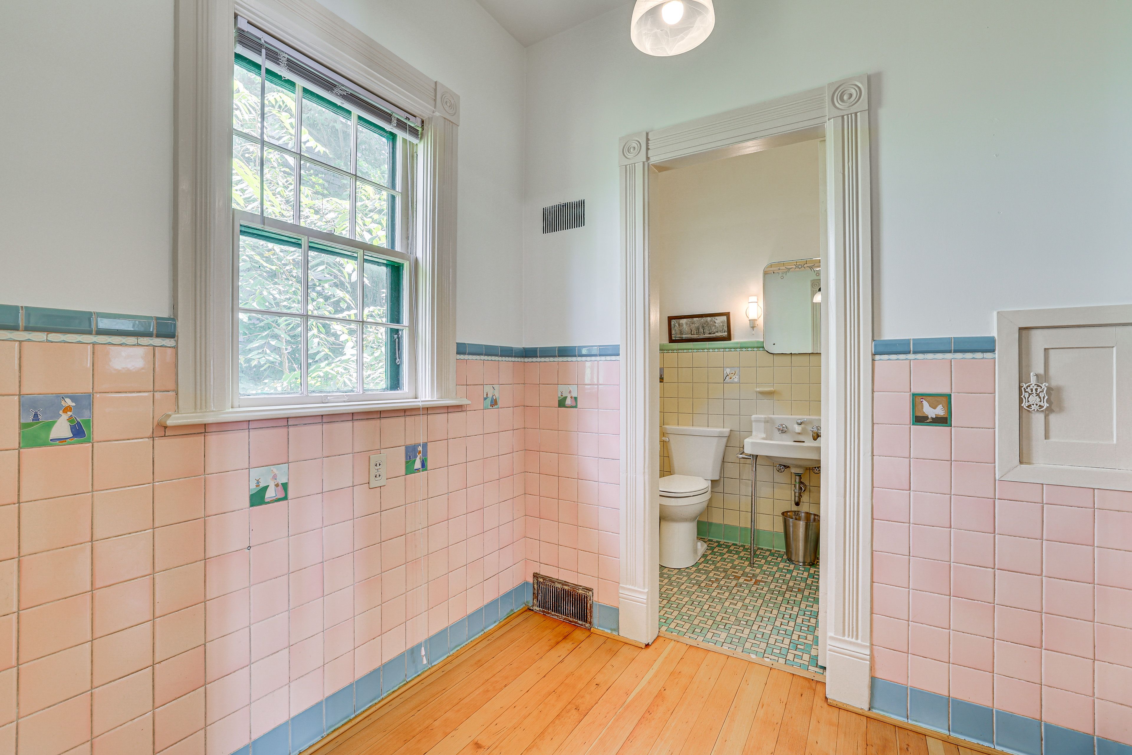 Half Bathroom | 1st Floor | Original Tilework