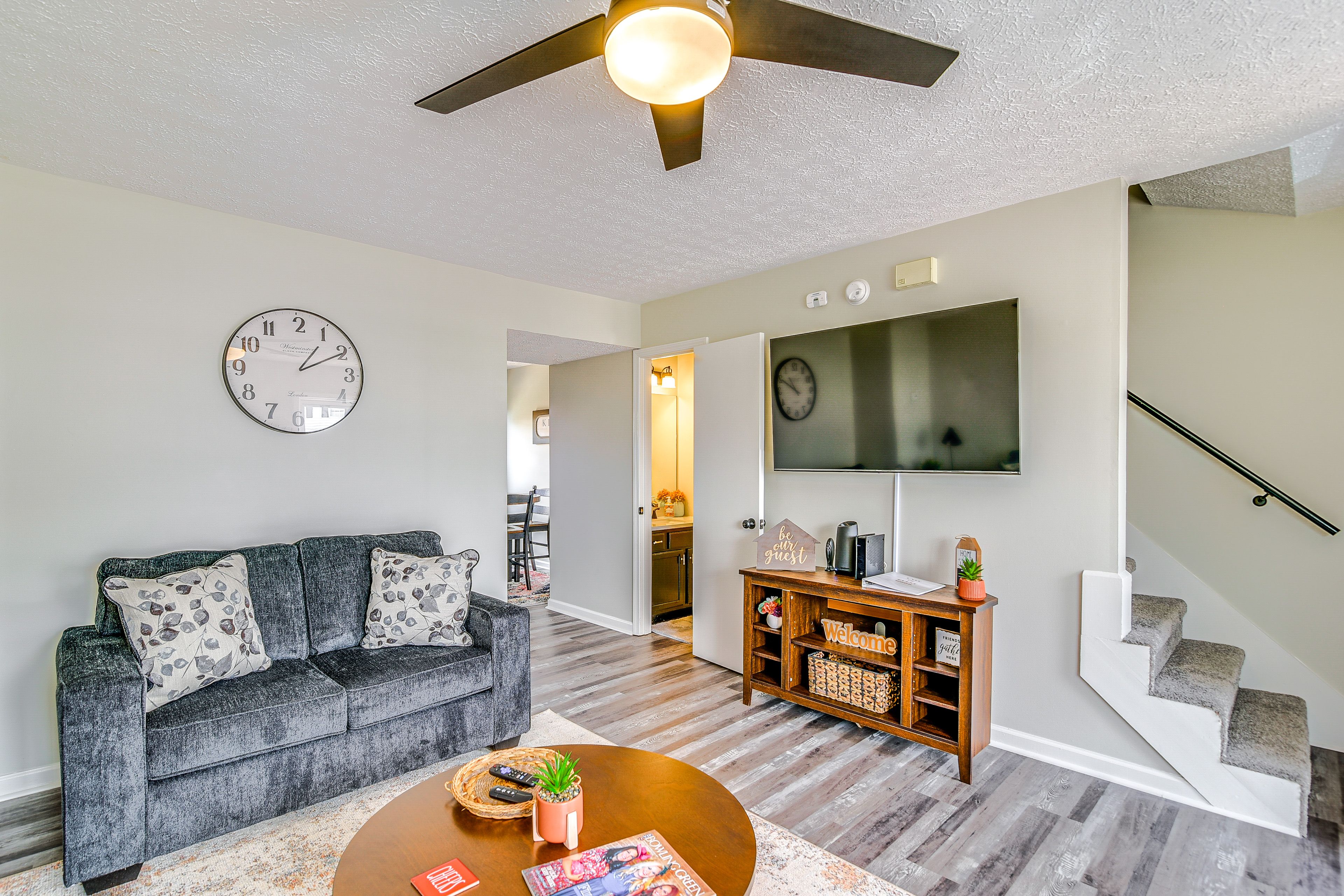 Bowling Green Vacation Rental | 2BR | 1.5BA | Steps Required | 1,050 Sq Ft