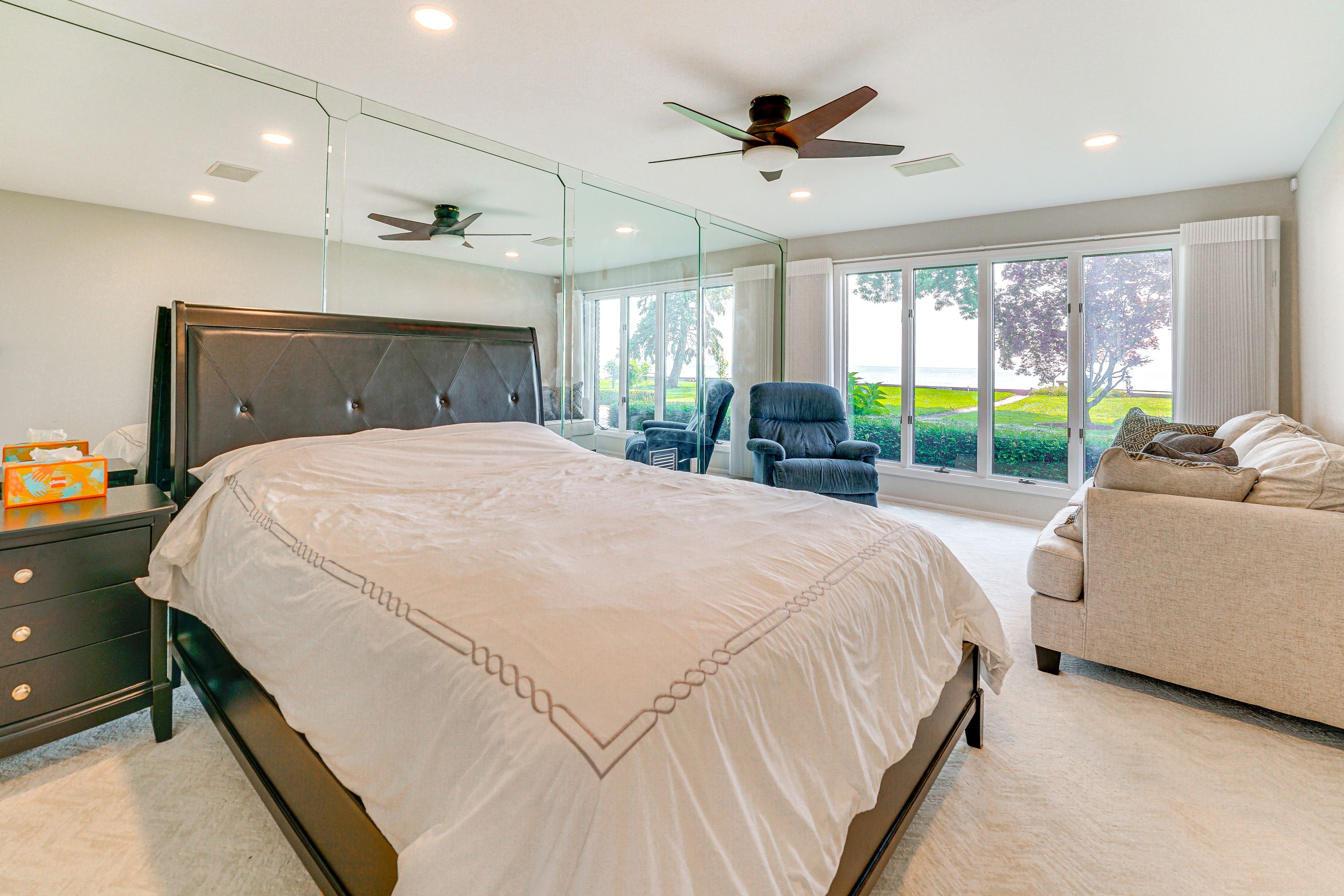 Bedroom Suite 1 | Queen Bed | Queen Sleeper Sofa | Water Views