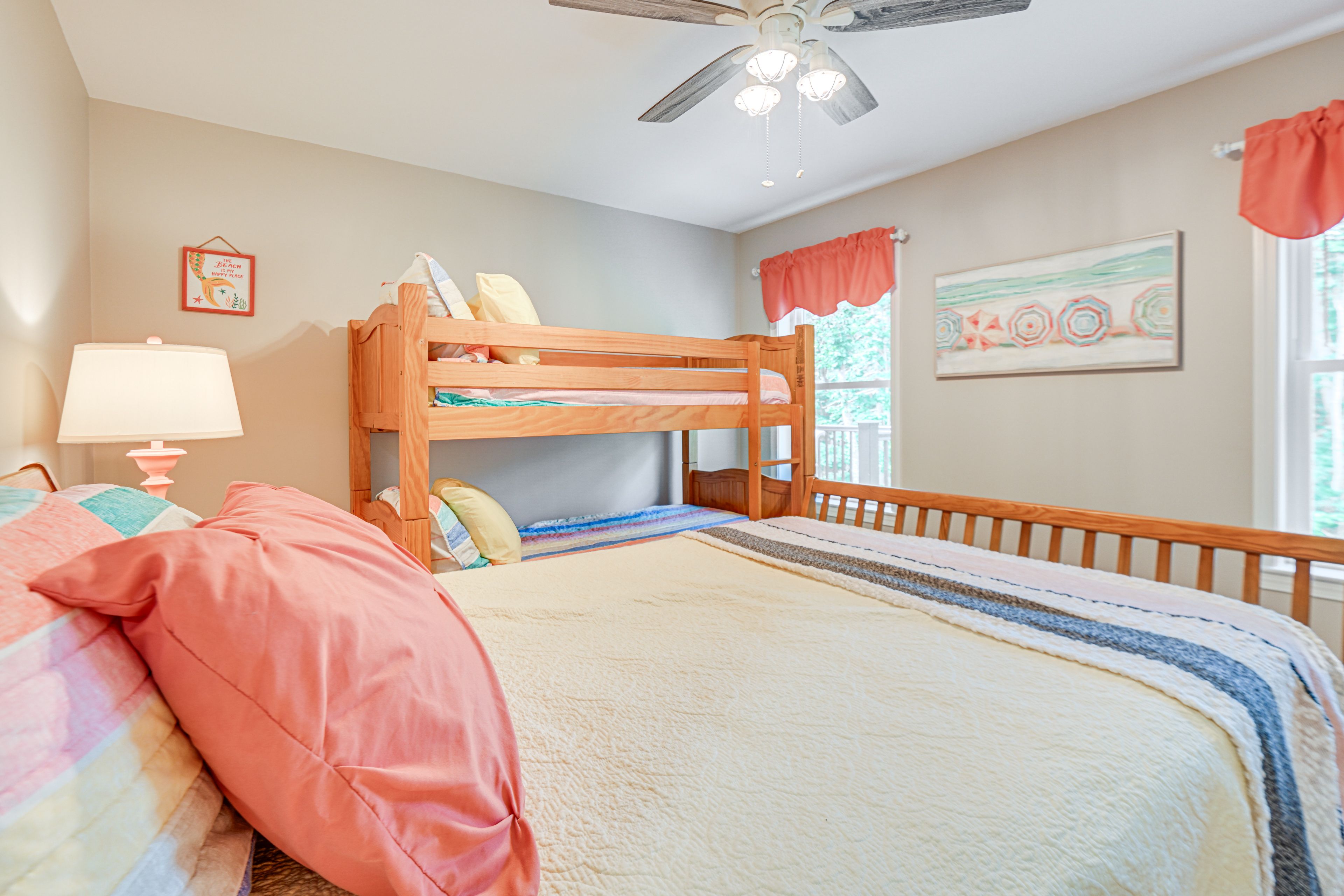 Bedroom 3 | Queen Bed | Twin Bunk Bed