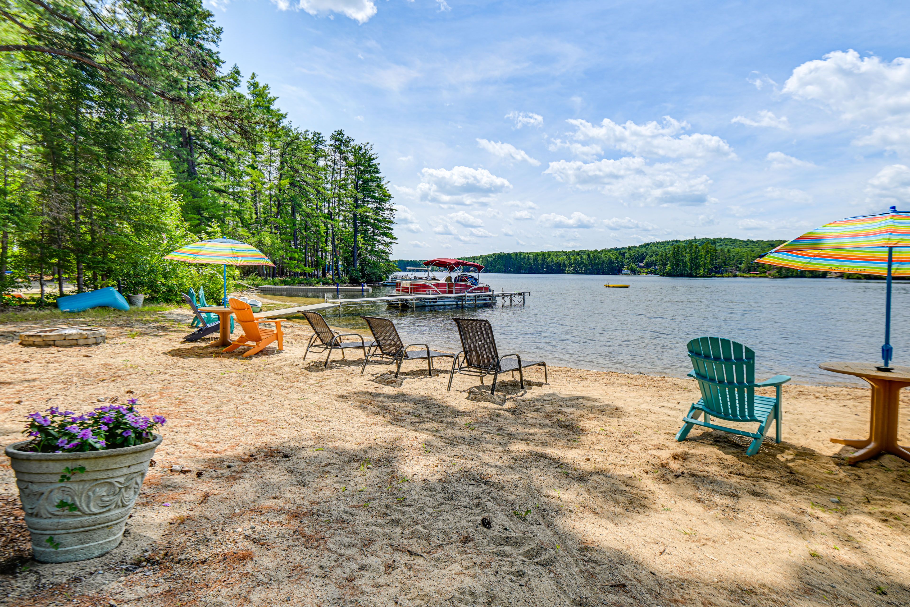 Walk to Community Beach | Pond View | Private Dock
