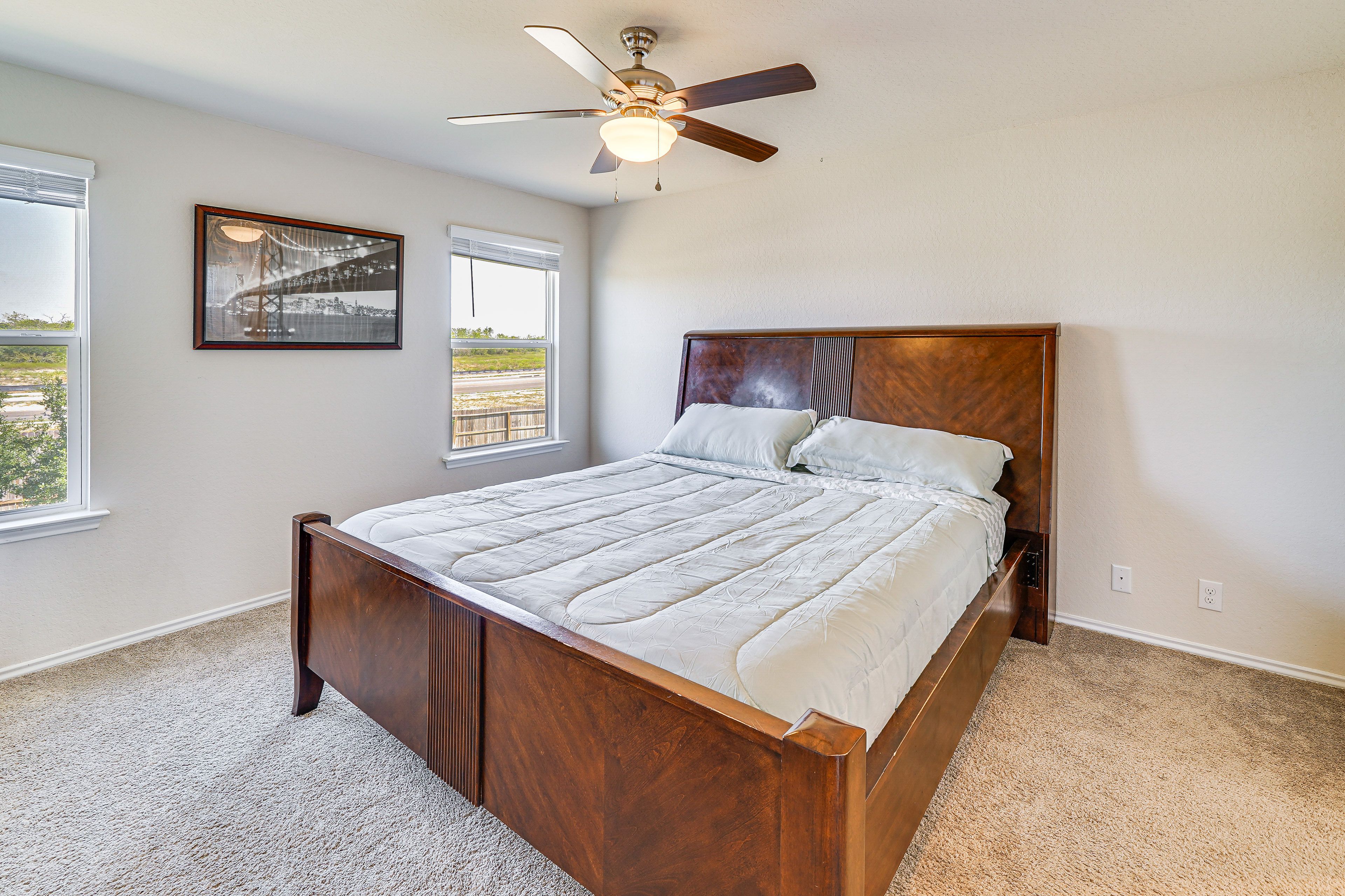 Bedroom 1 | California King Bed | Linens Provided | 2nd Floor