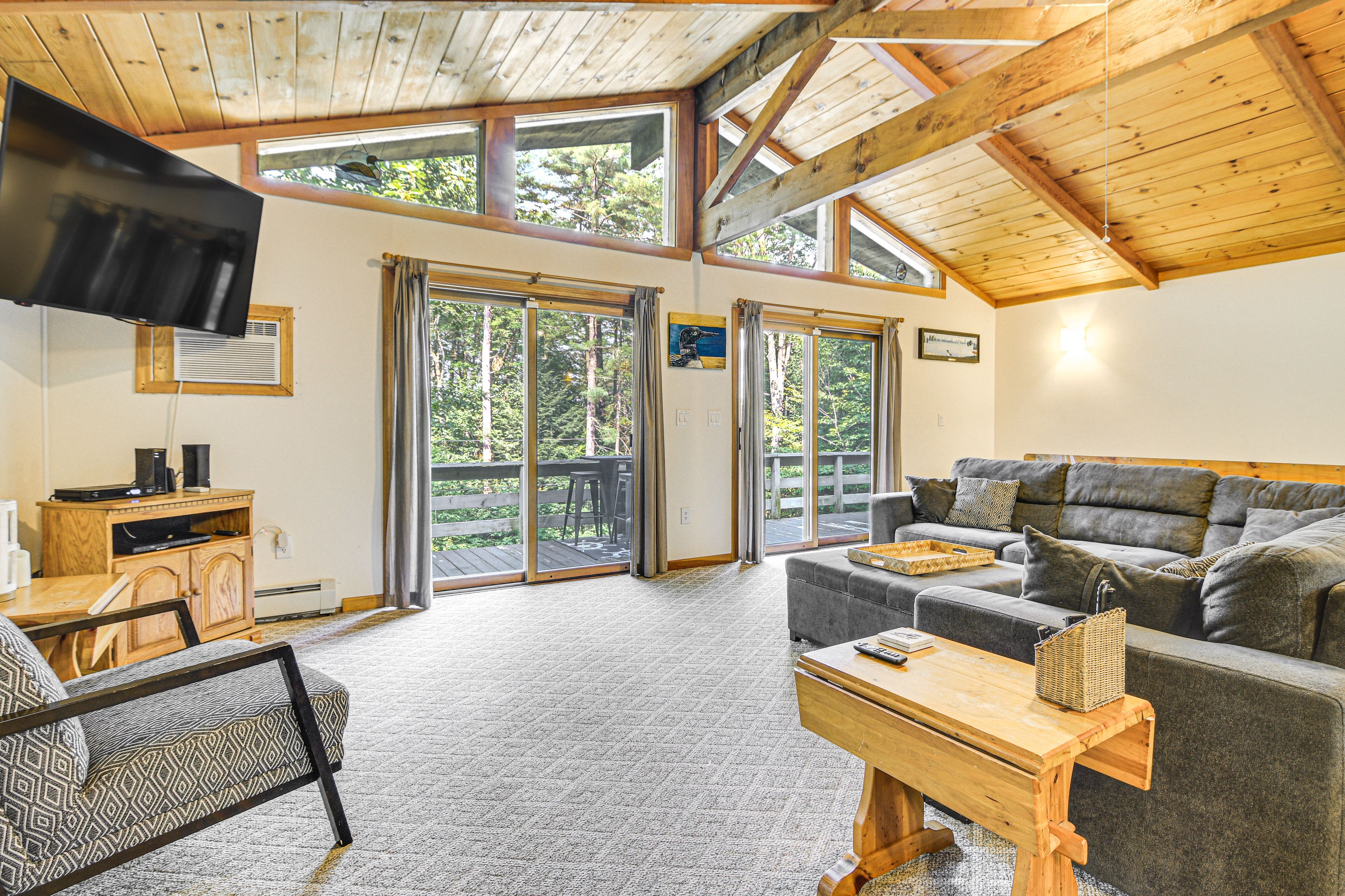 Living Room | Smart TV | Wood-Burning Stove | Top Floor