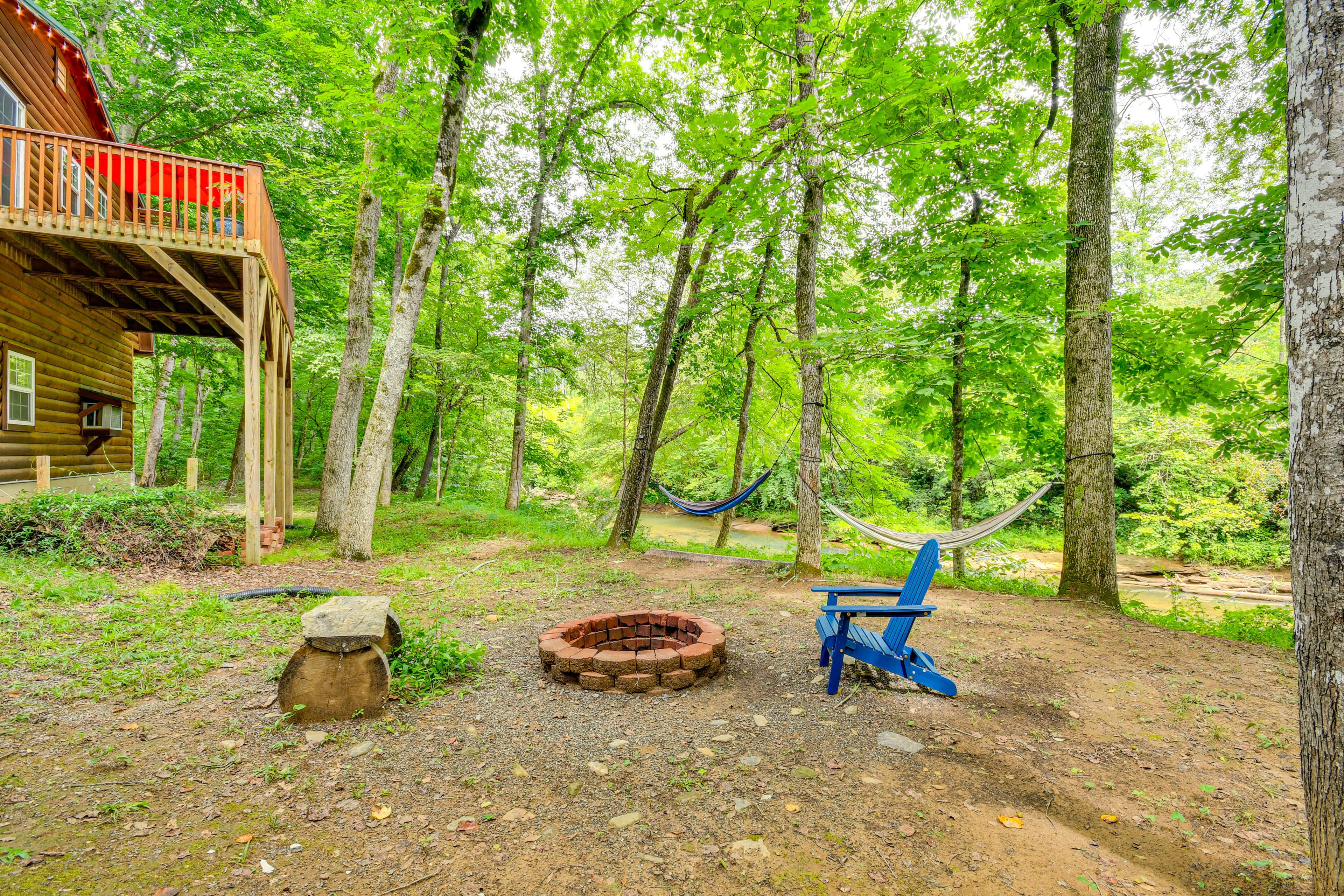 Yard | River Views | Shared Fire Pit | Hammocks