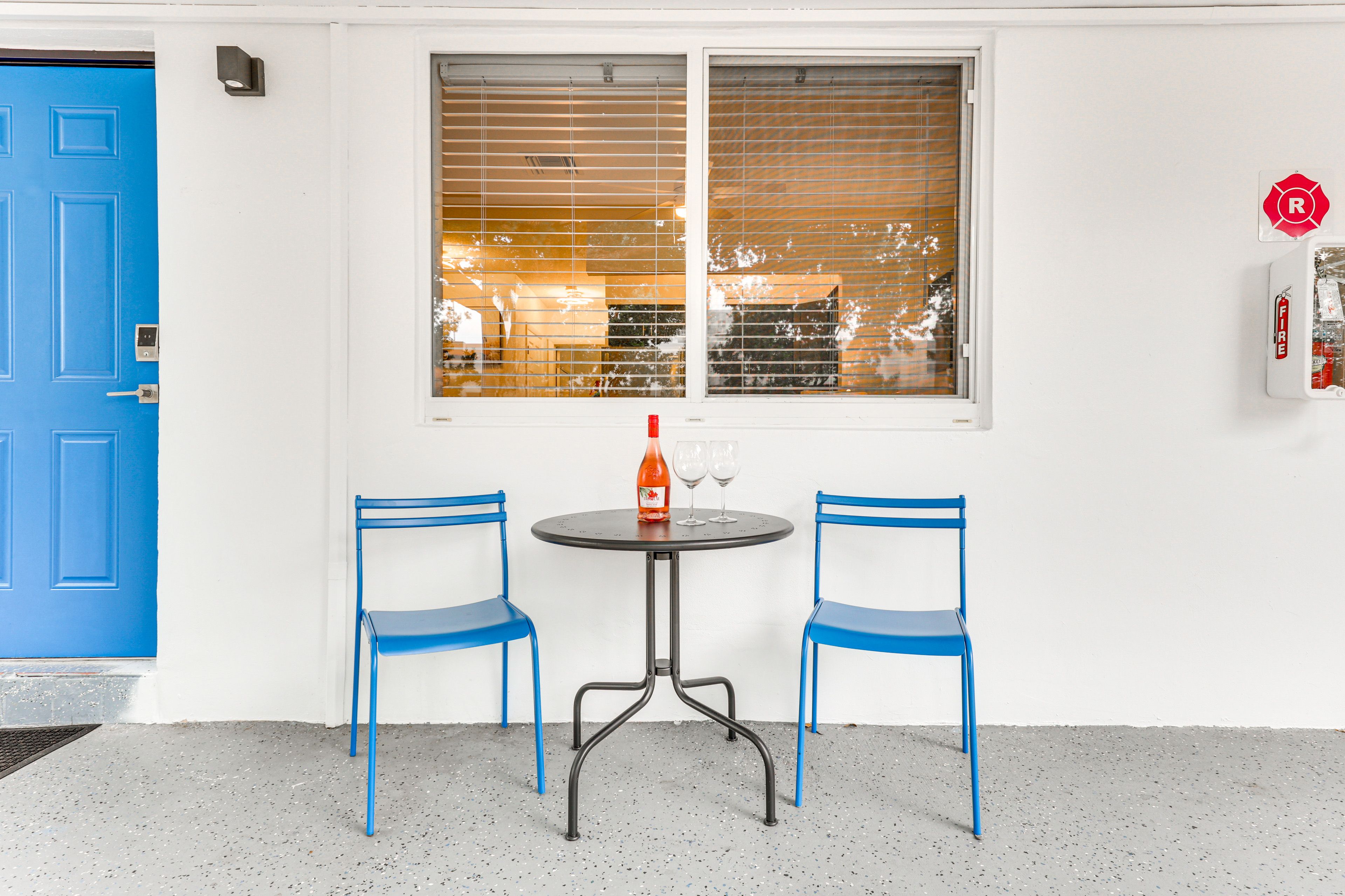 Semi-Private Patio | Gas Grill
