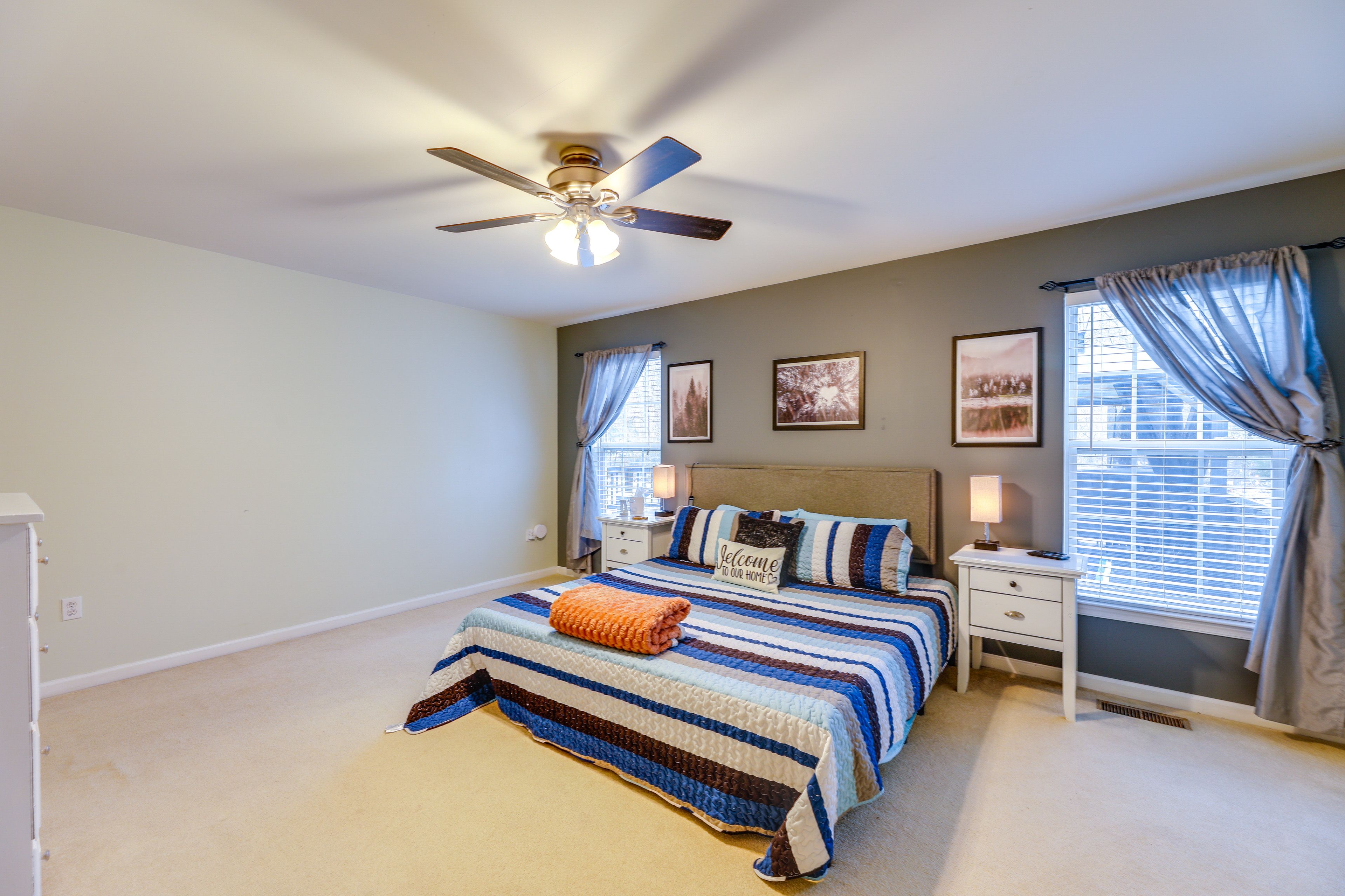 Bedroom 1 | Adjustable King Bed | Linens Provided | En-Suite Bathroom