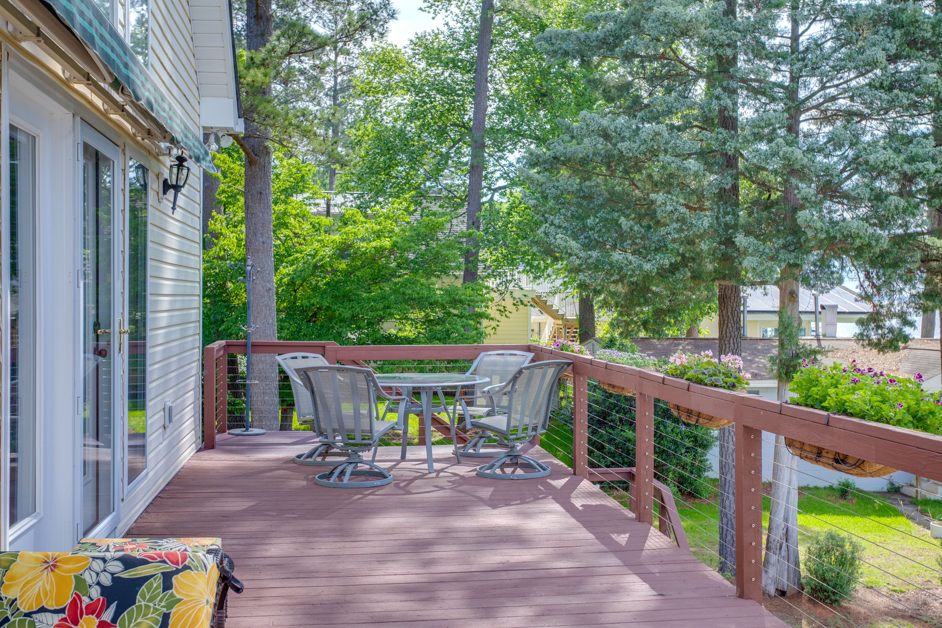 Deck | Dining Area | Lake Views | Private Dock | 2-Story Home w/ Basement