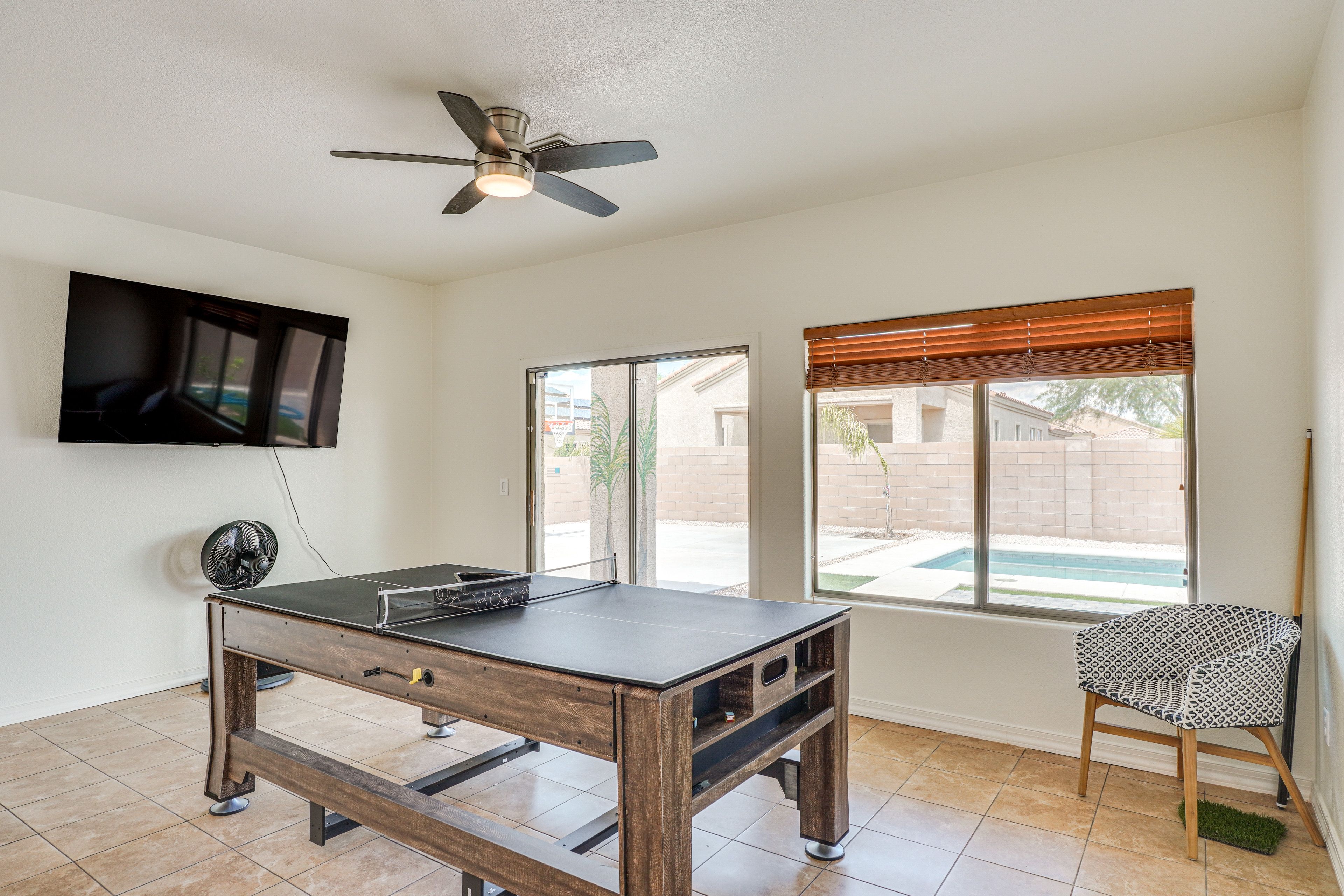 Game Area | 1st Floor | 65" Smart TV w/ Cable