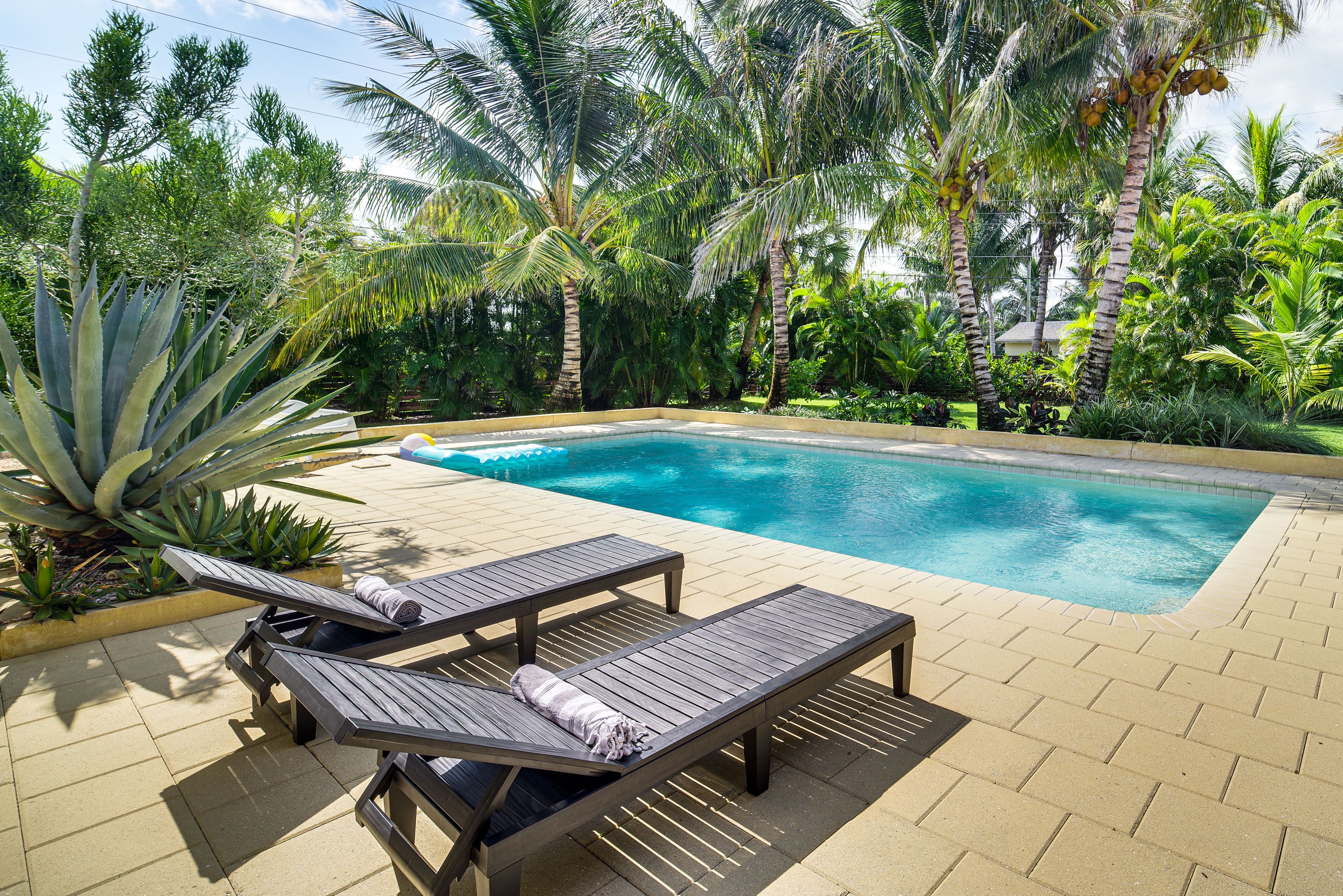 Patio | Lounge Seating | Private Pool (Depth 3'-8') | Gas Grill | Outdoor Shower