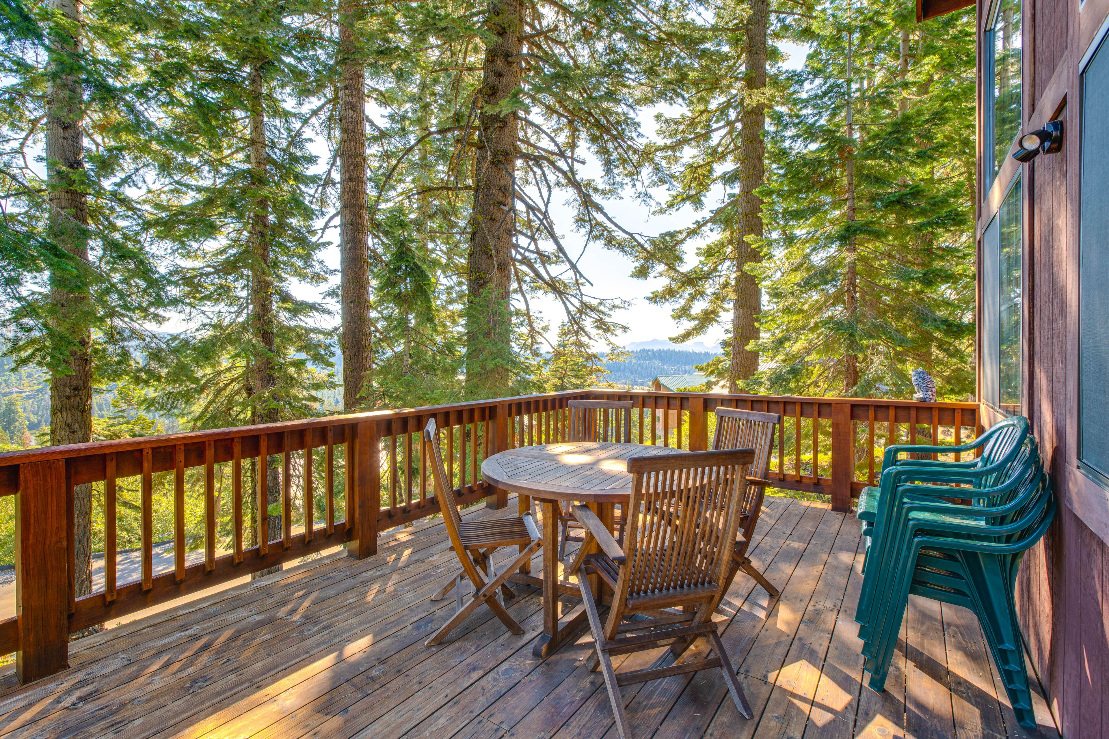 Deck | Outdoor Dining Area | Mountain & Lake Views