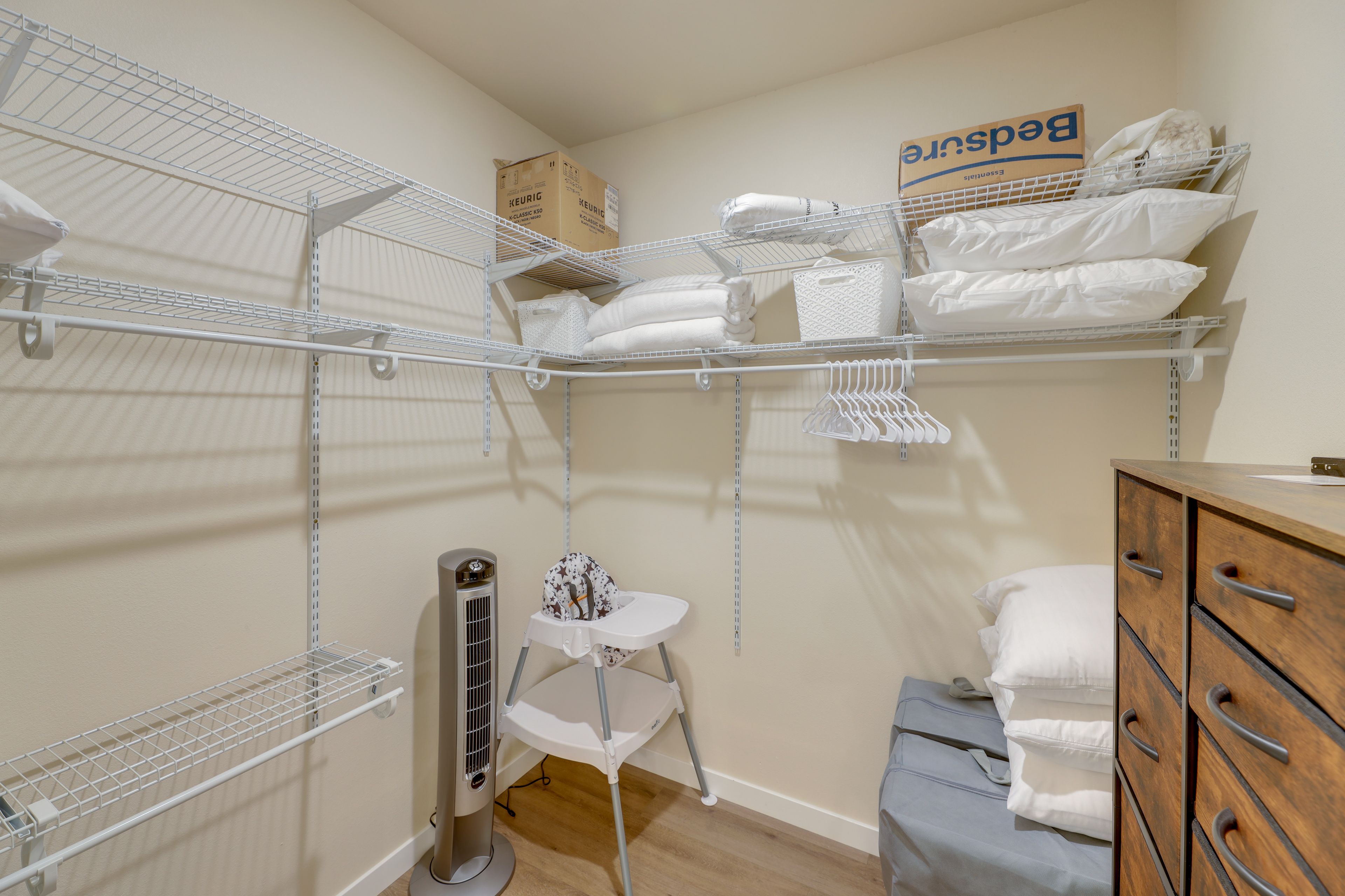 Walk-In Closet | High Chair | Portable Crib