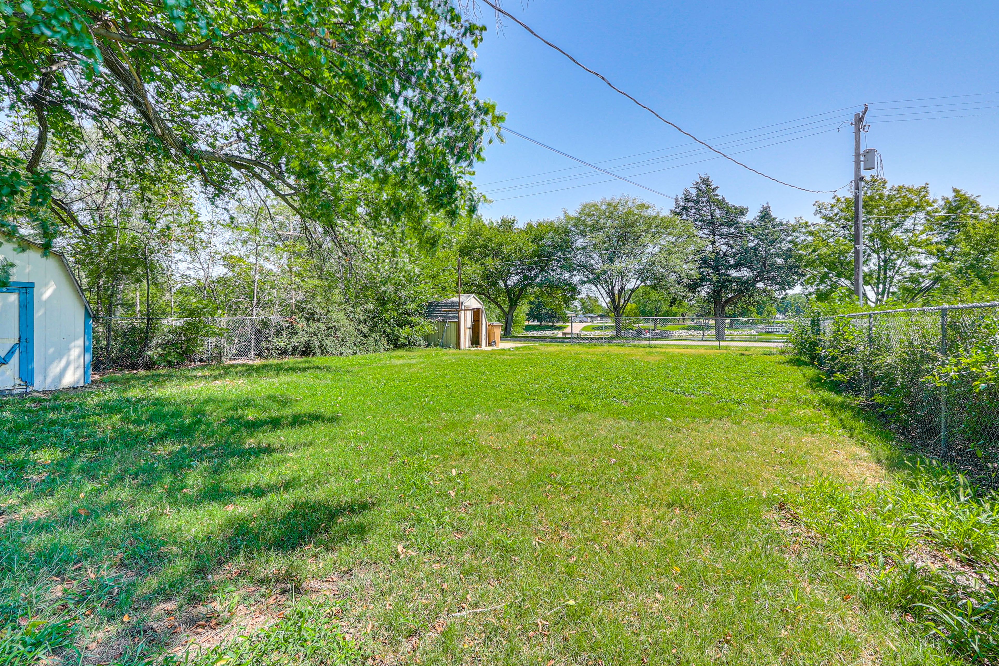 Partially-Fenced Yard