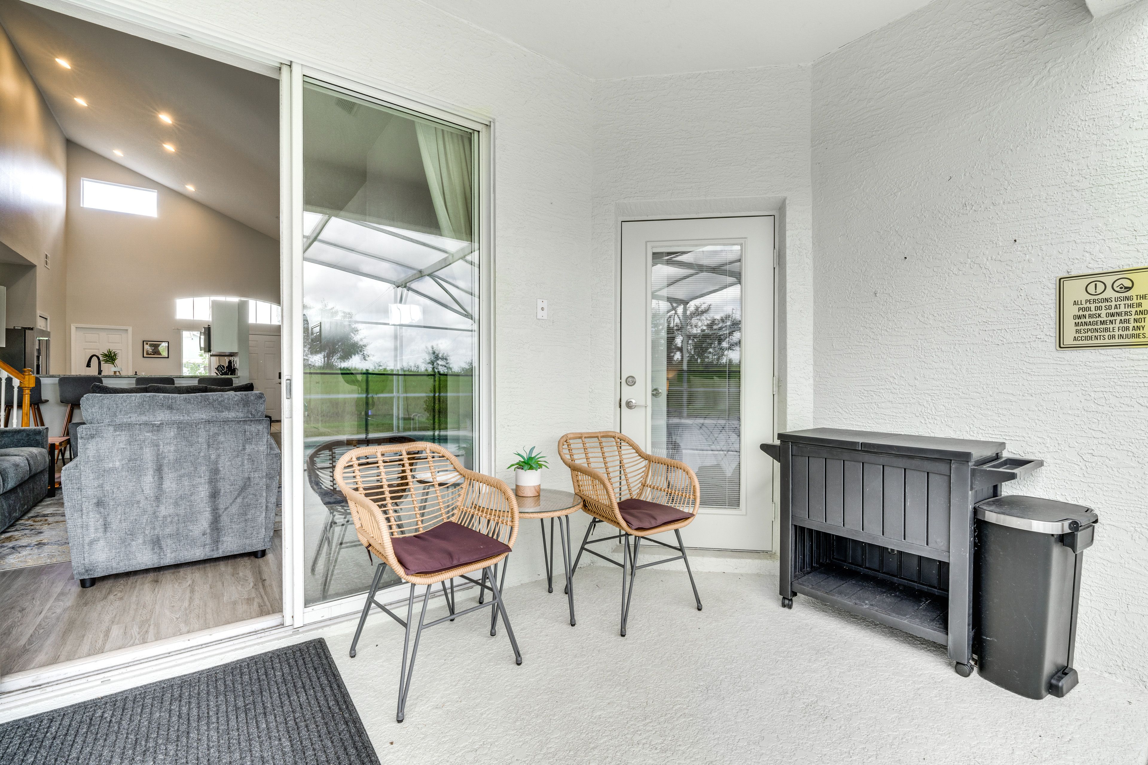Screened Lanai | Gas Grill | Access to Full Bathroom