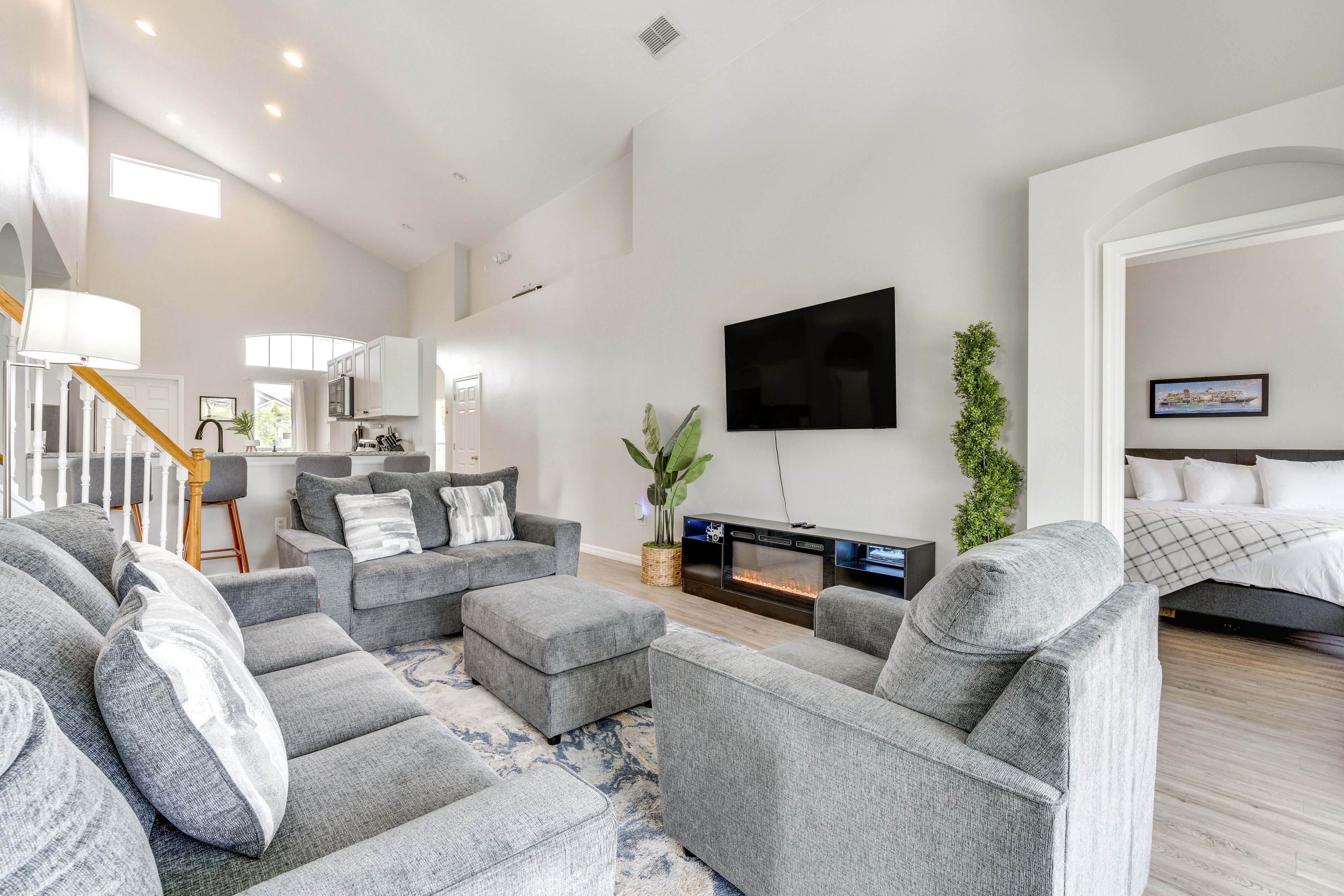 Living Room | 1st Floor | Electric Fireplace