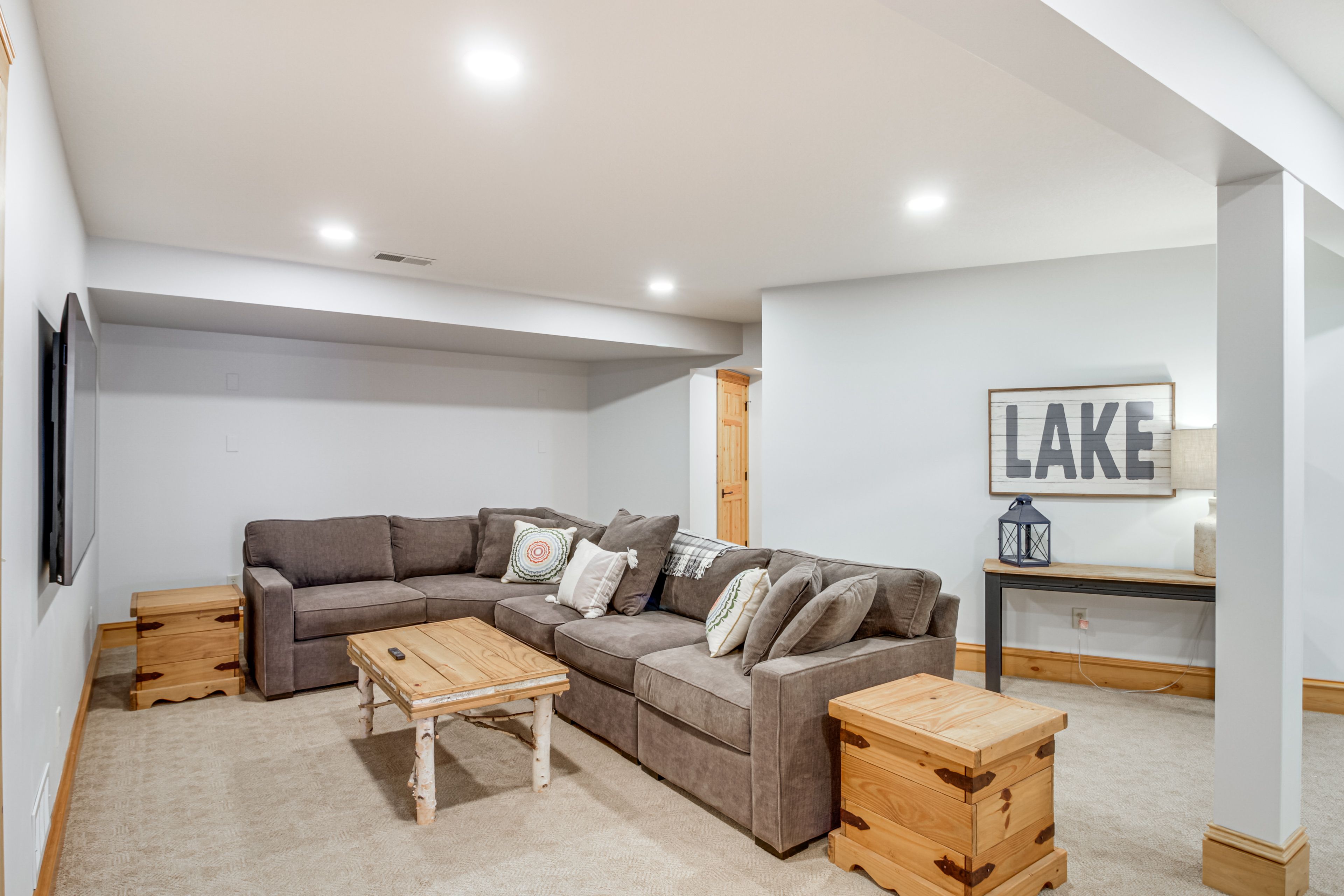 Basement Living Room | Smart TV | Basement Level