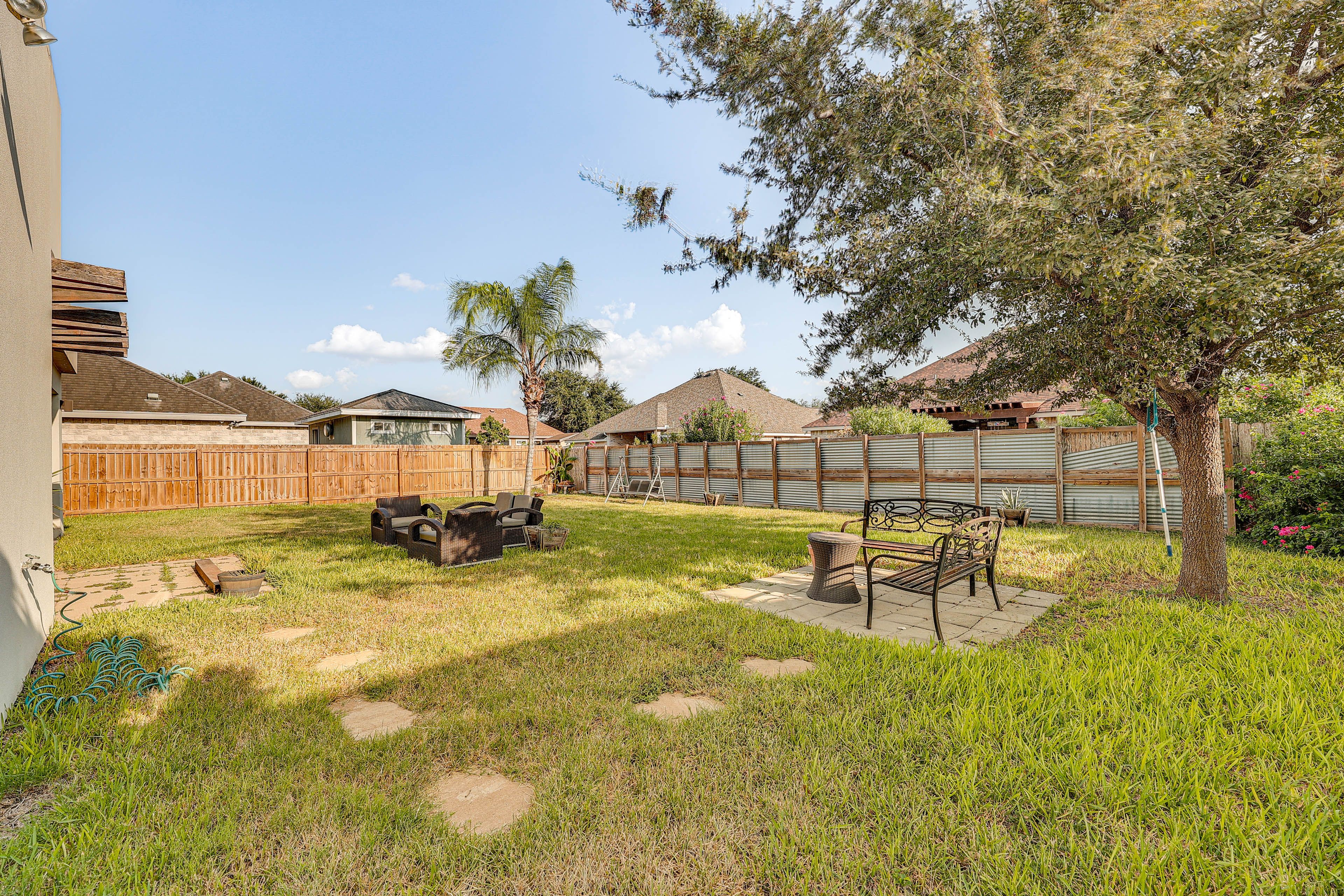 Fenced-In Backyard