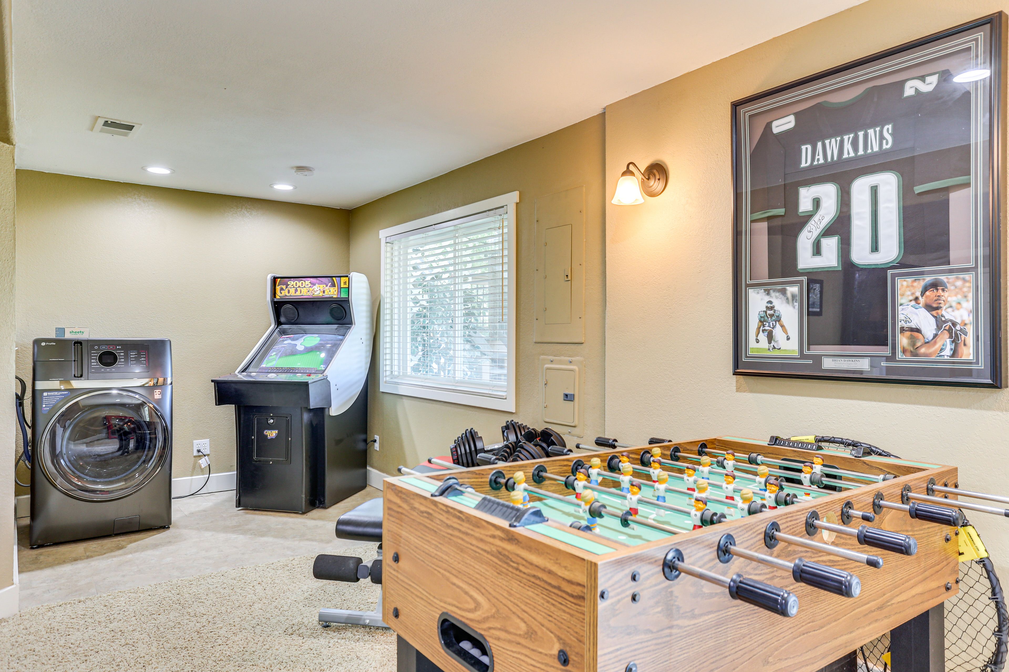 Recreation Area | Home Gym | Arcade Machine | Foosball Table