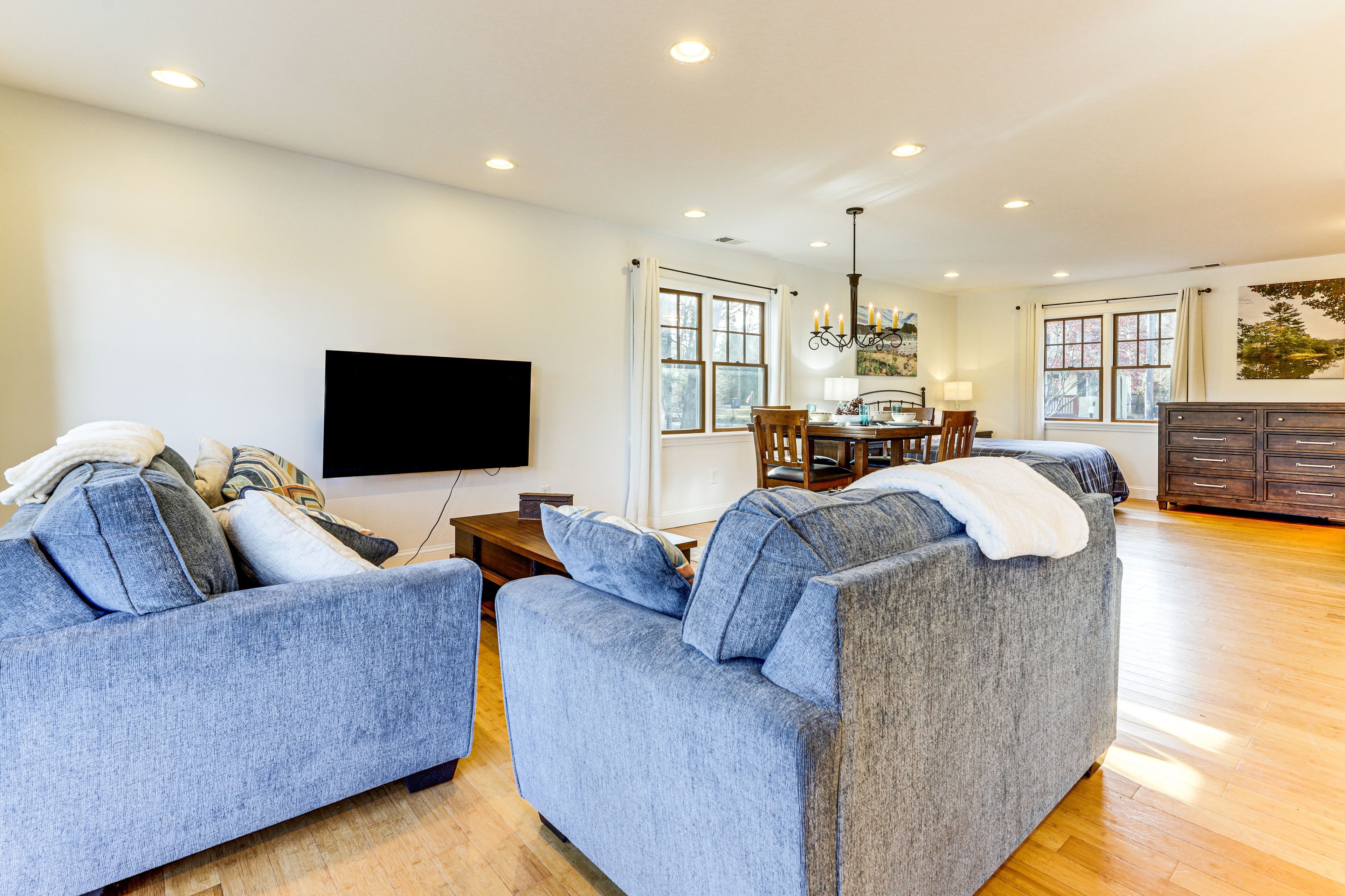Coventry Vacation Rental | Studio | 1BA | 900 Sq Ft | Steps Required