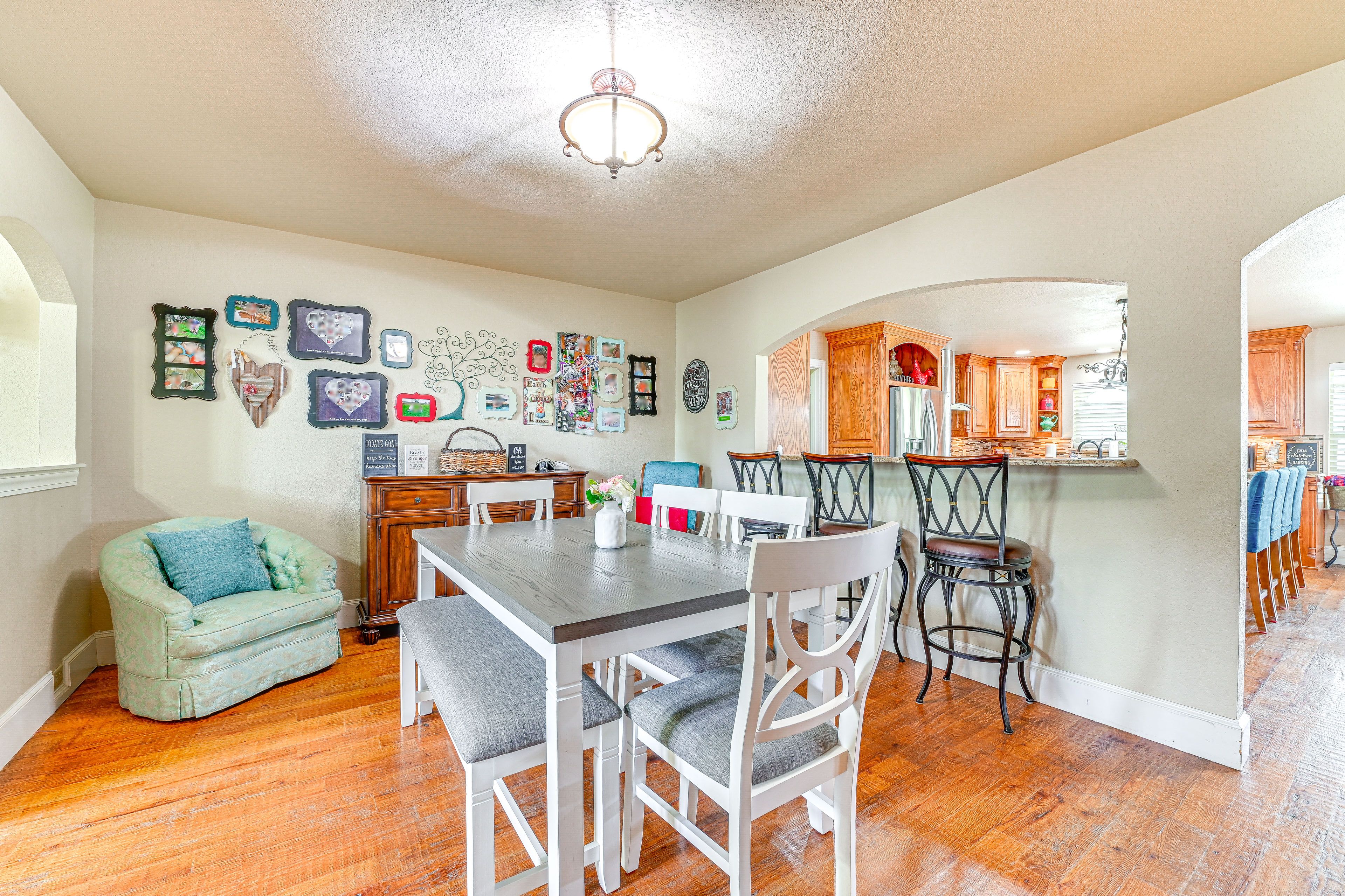 Dining Room | Dishware/Flatware Provided | 1st Floor