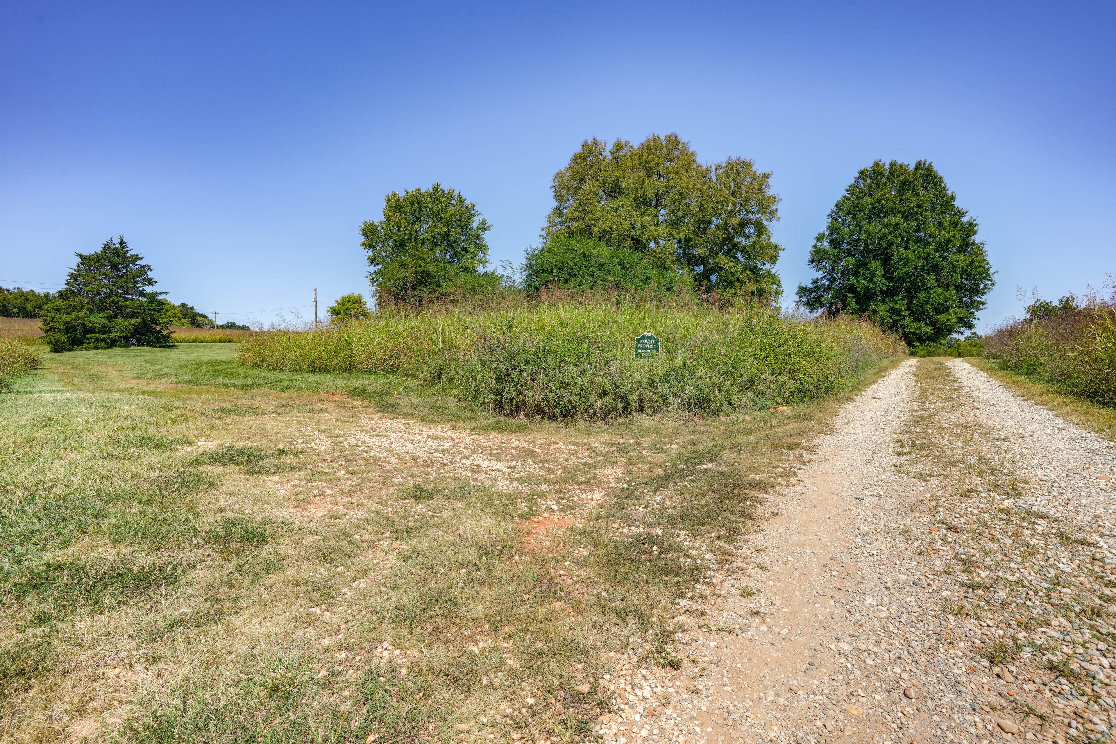 Access Via Gravel Road