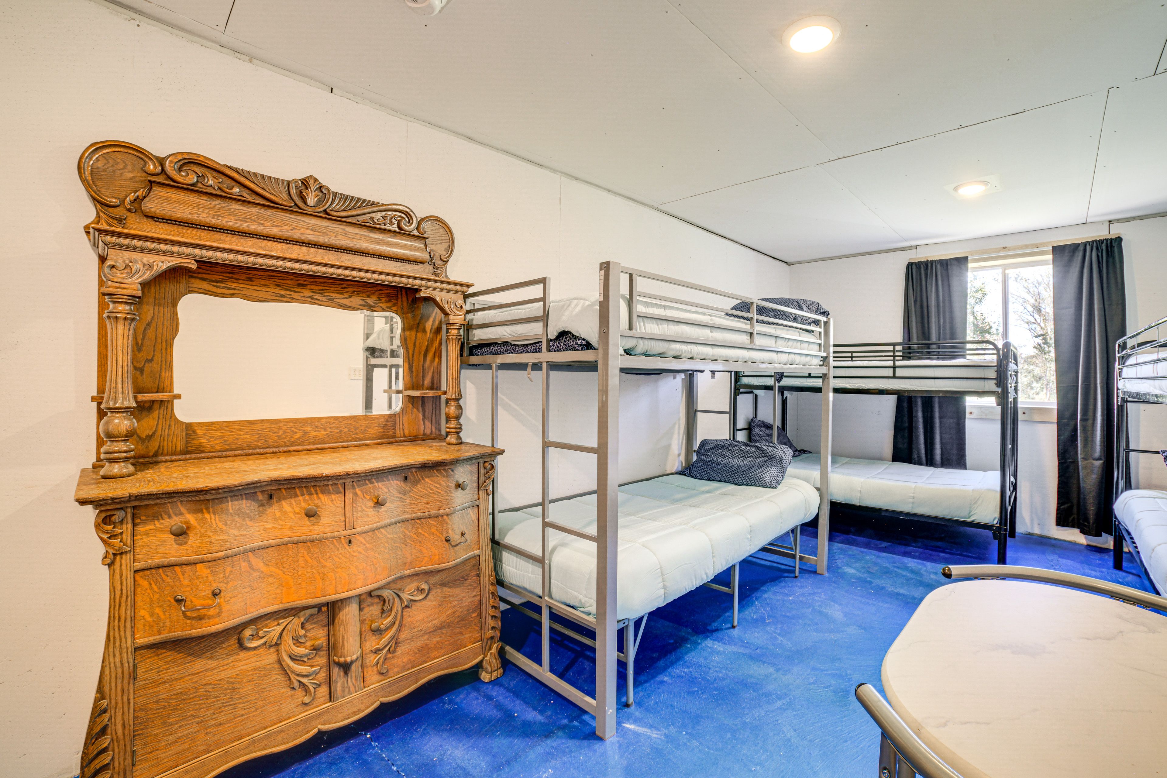 Bedroom 6 | Queen Bed | 3 Twin Bunk Beds | Basement Level