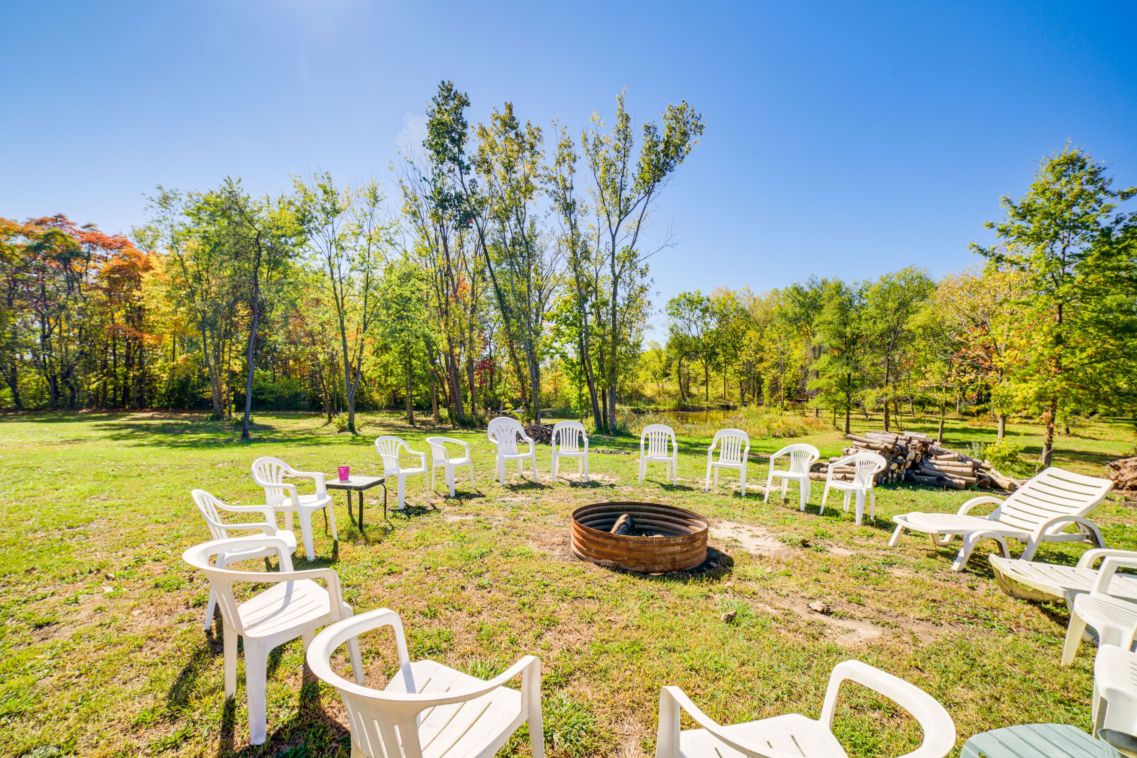 8-Acre Plot | Wood-Burning Fire Pit