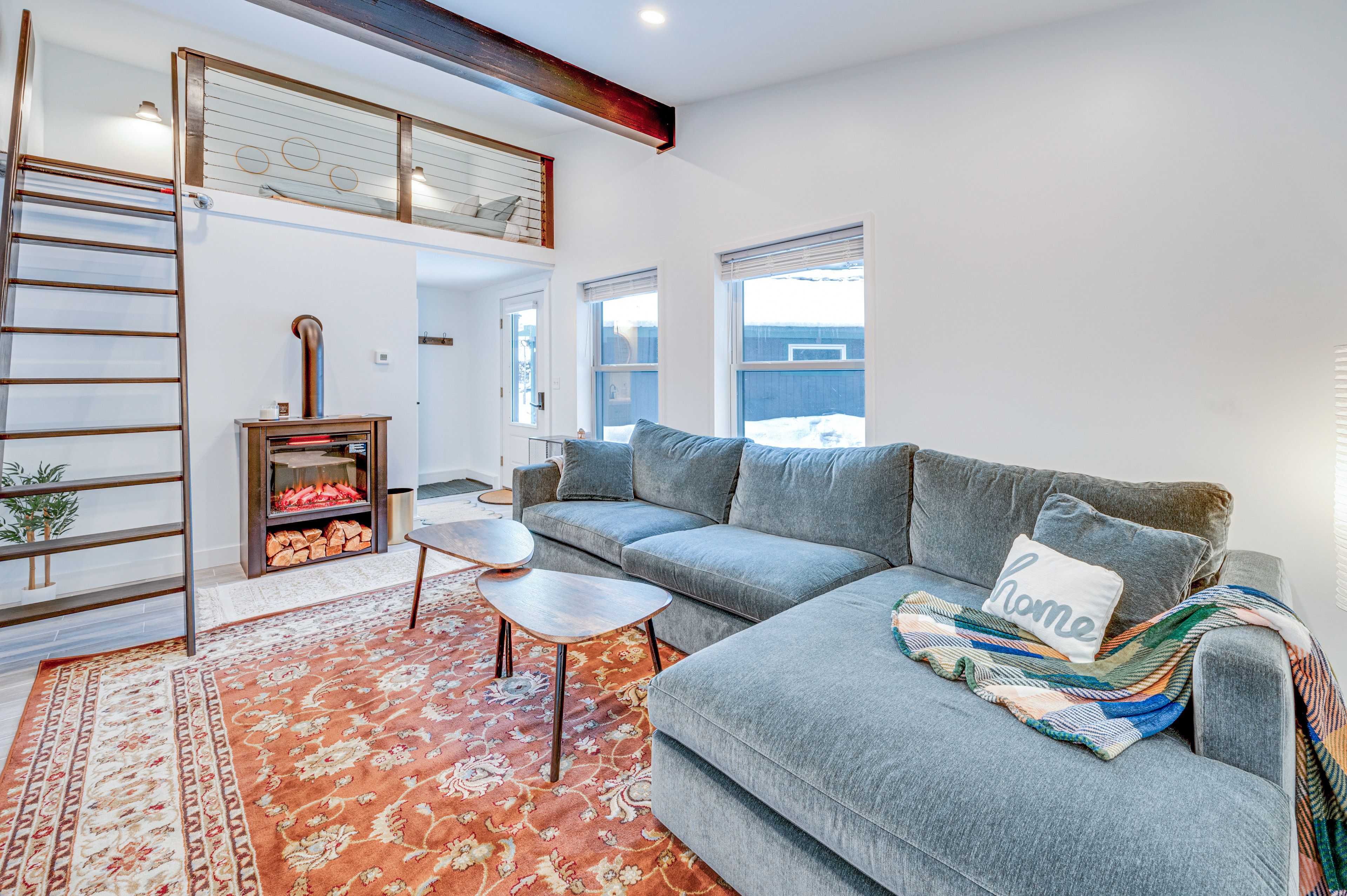 Living Area | Electric Heating Stove
