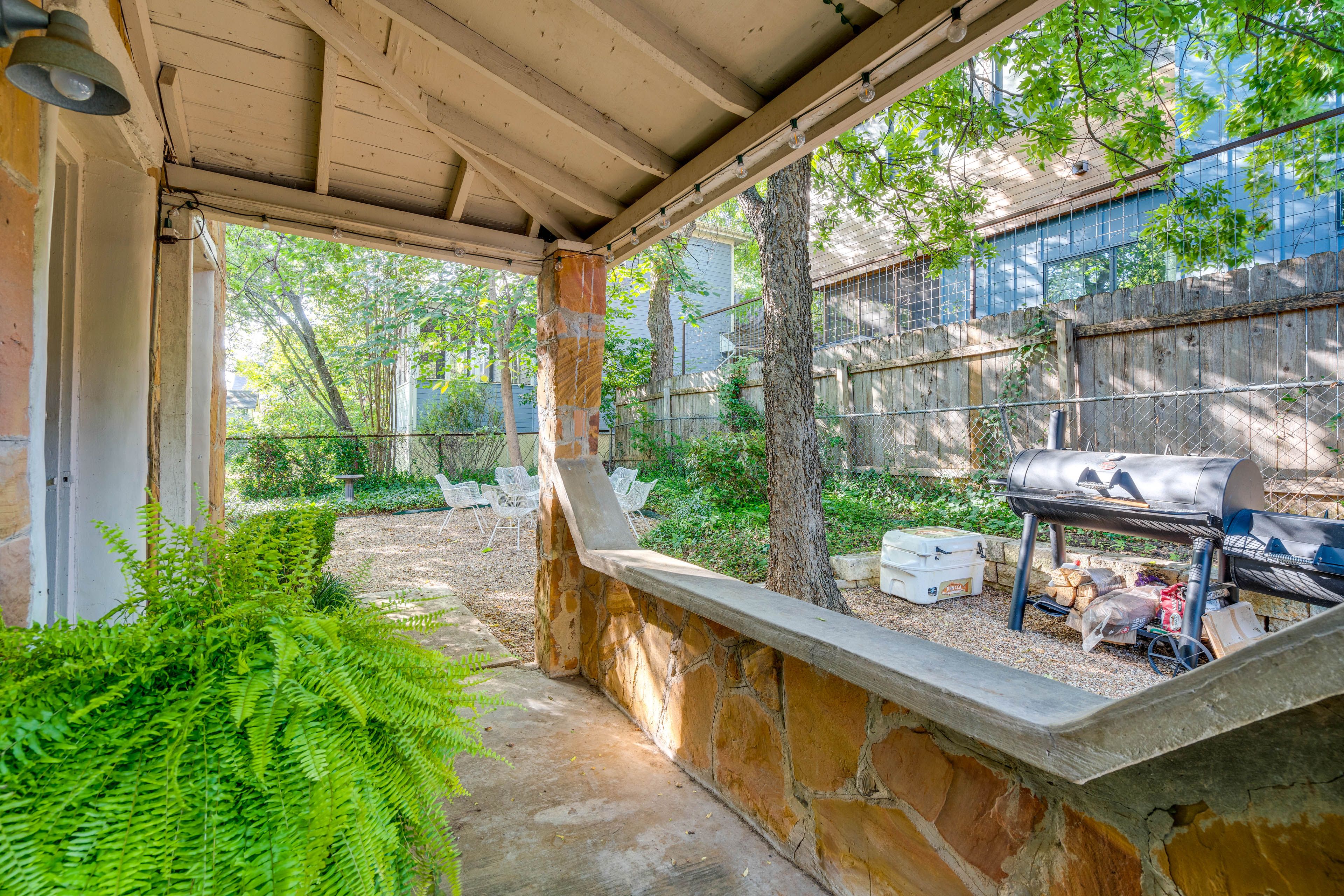 Shared Backyard | Single-Story Apartment | Additional Vacation Rental Available
