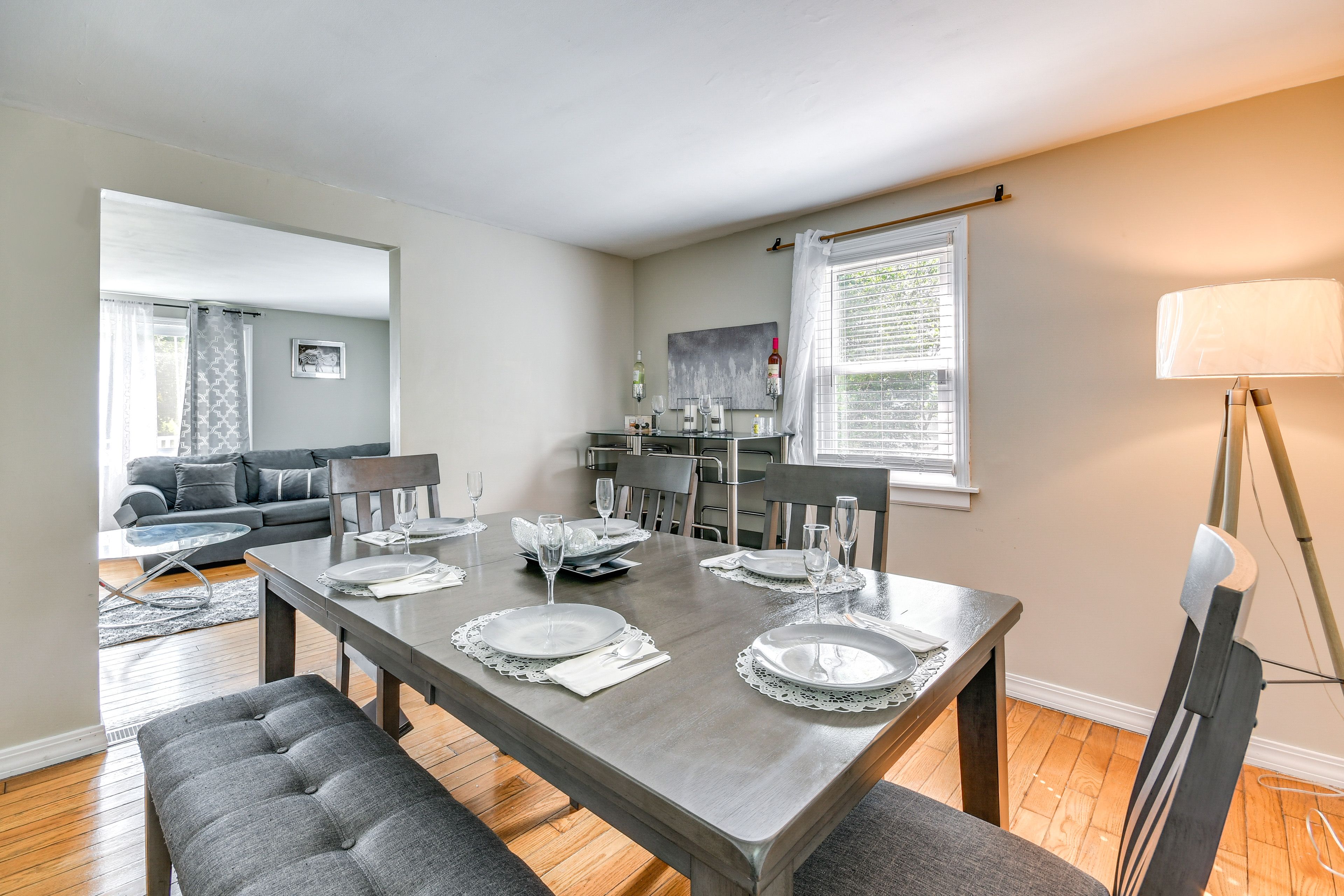 Dining Room | Dishware/Flatware Provided | 1st Floor
