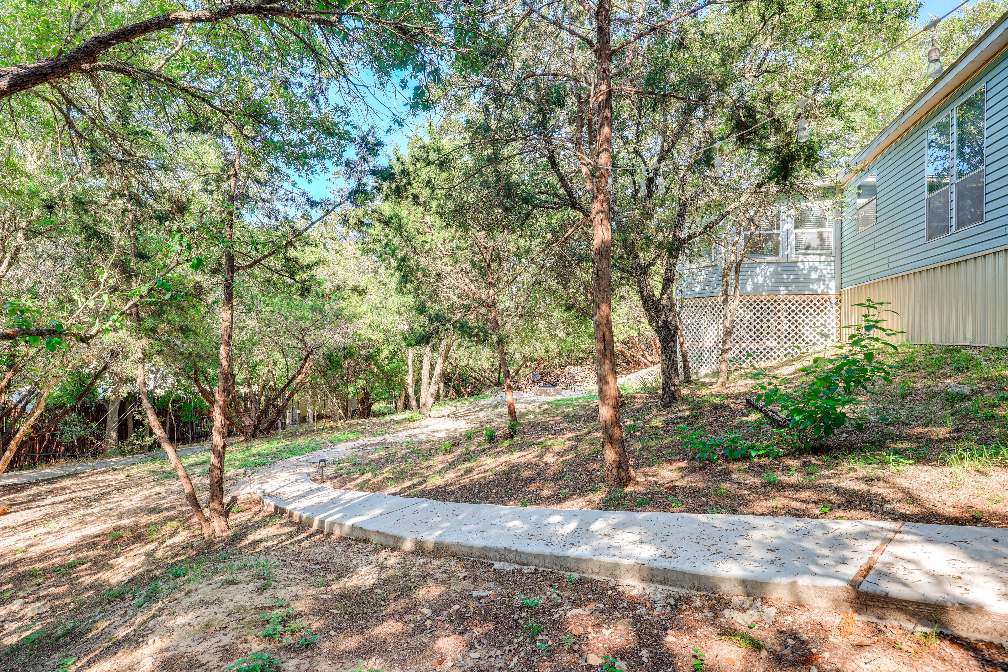 Walkway to Patio