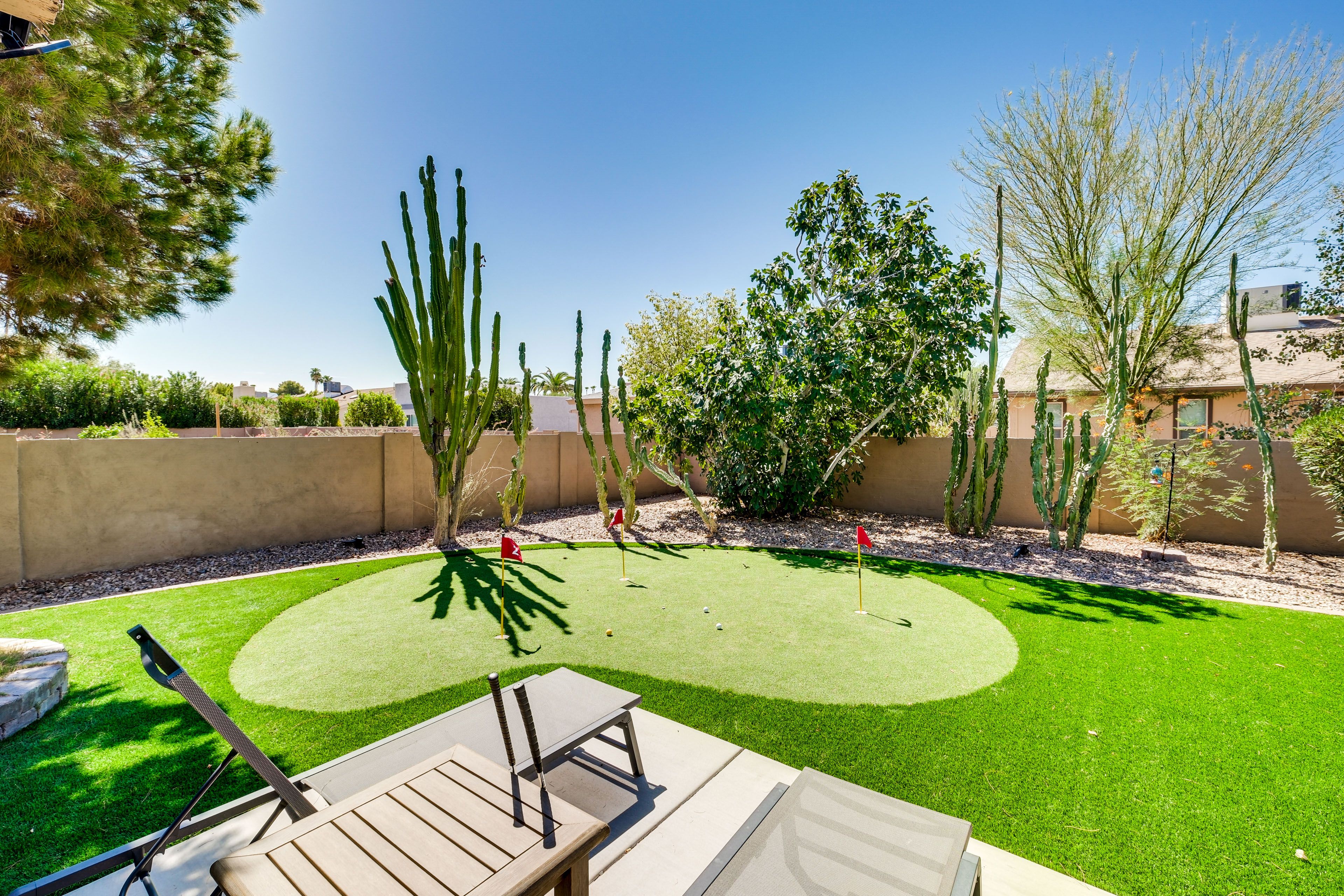 Fenced-In Yard | Putting Green