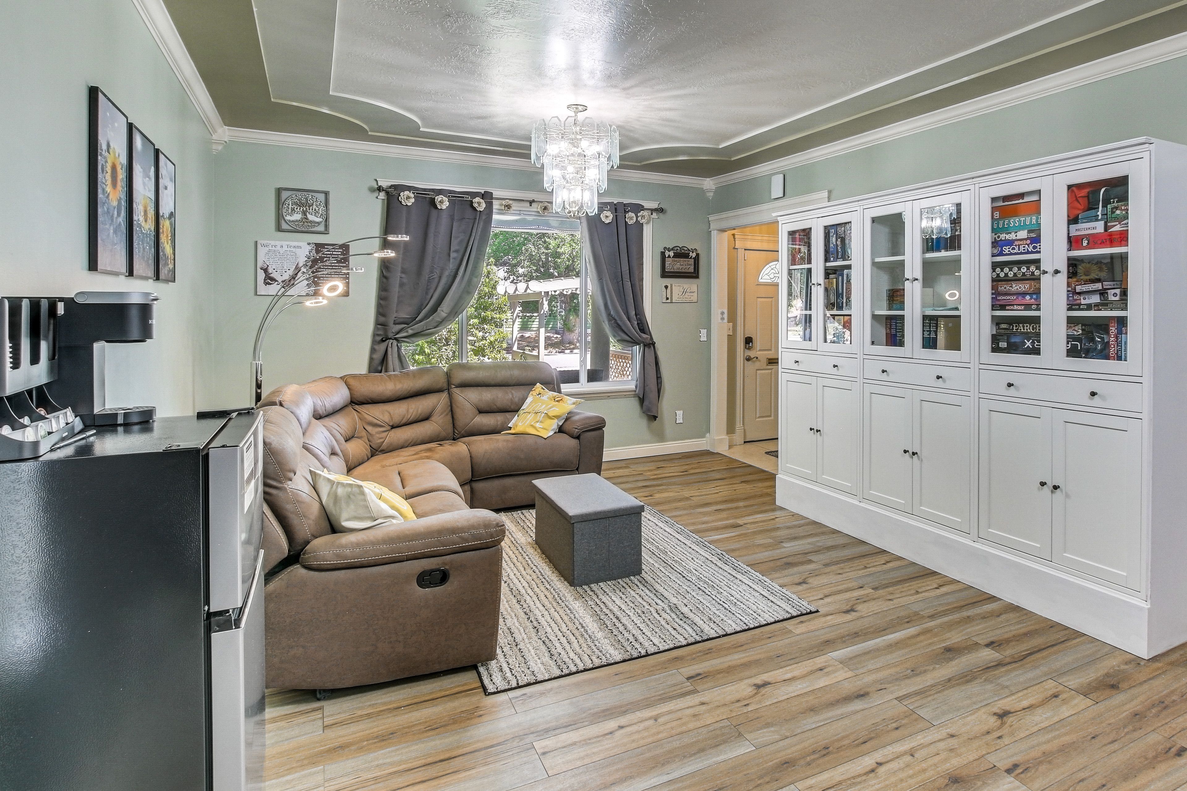 Tremonton Vacation Rental | 1BR | 1BA | 570 Sq Ft | 3 Steps to Enter