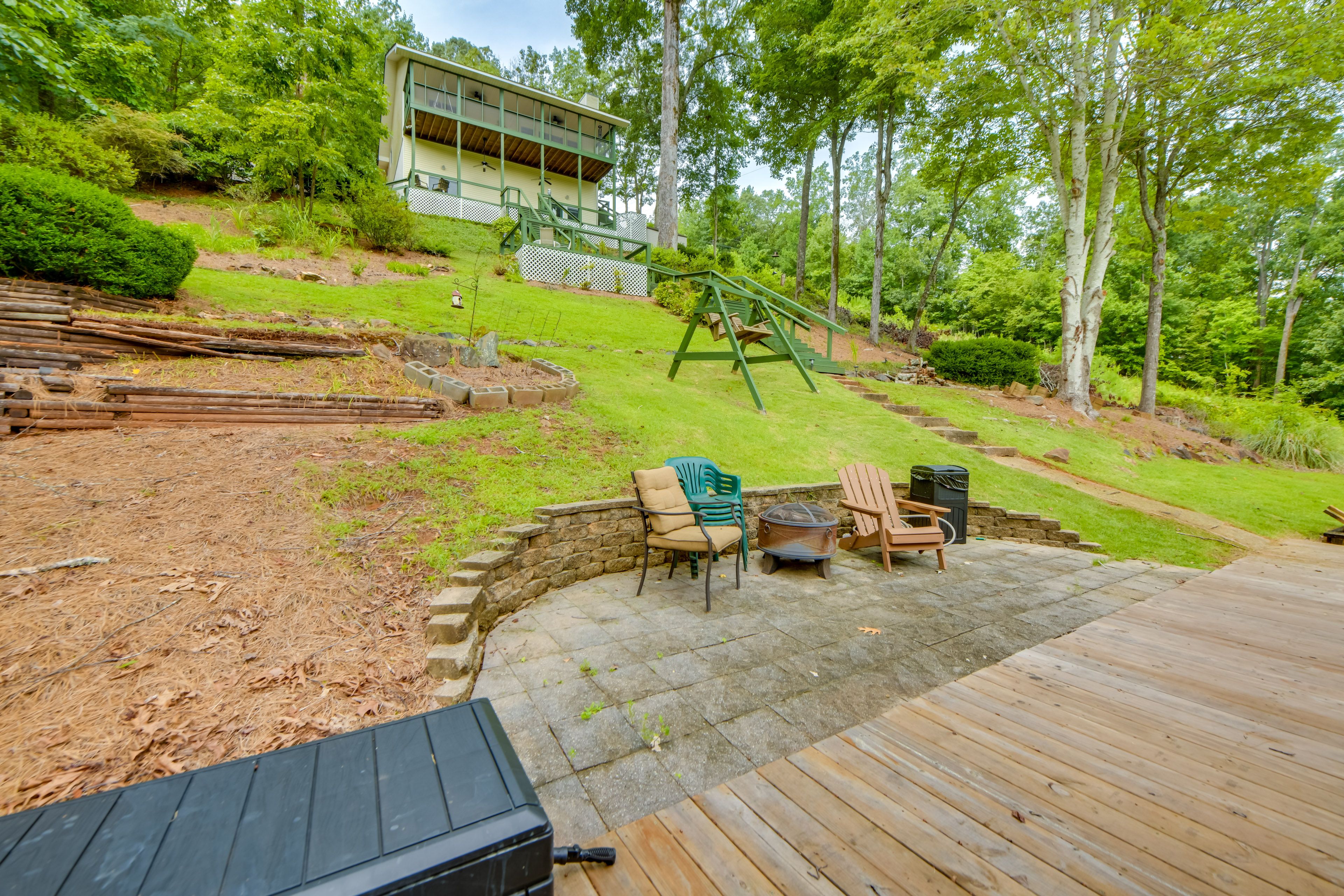 Exterior | 2-Level Home | Private Dock | Waterfront Fire Pit