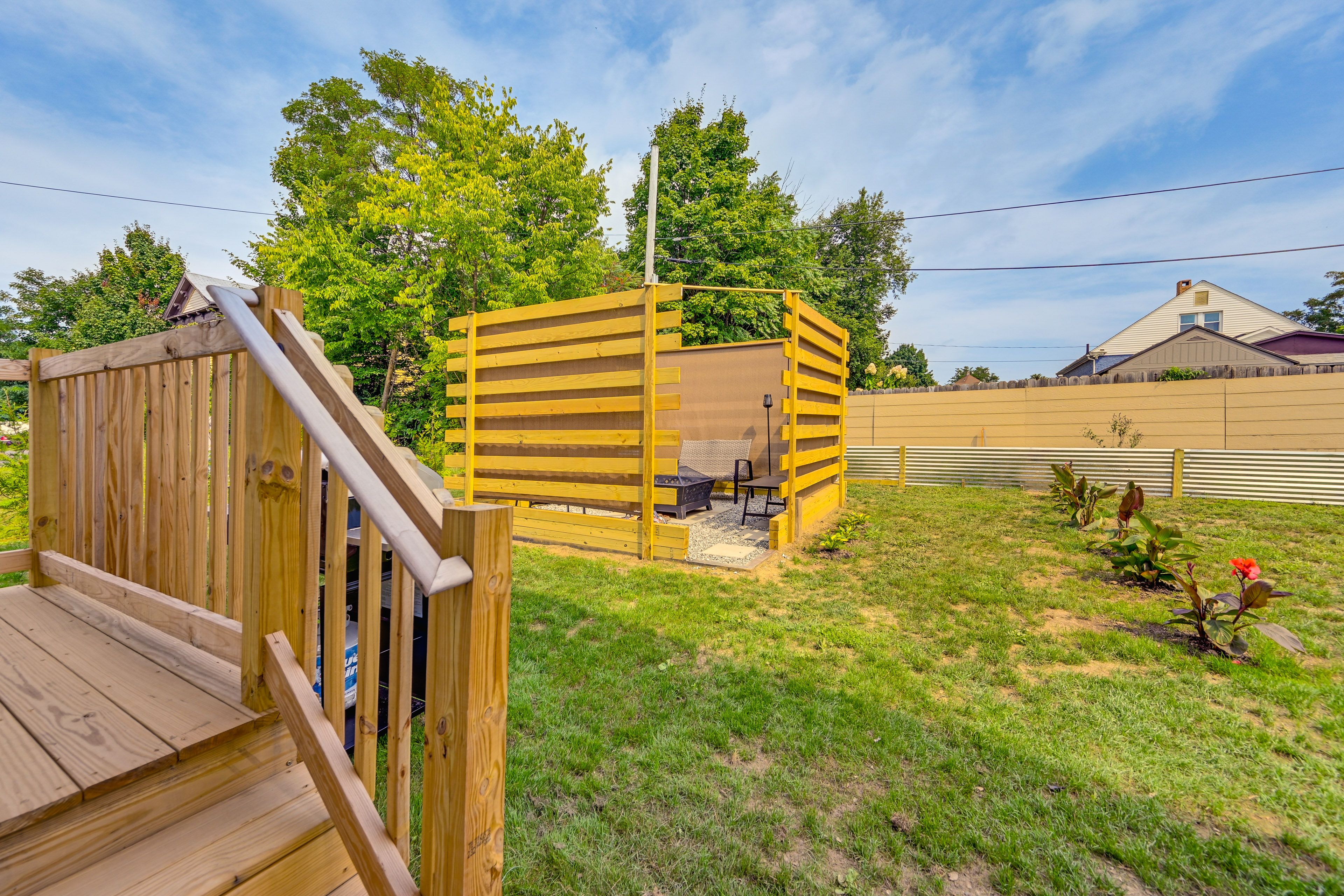 Shared Yard Space | Private Gas Grill & Fire Pit Area