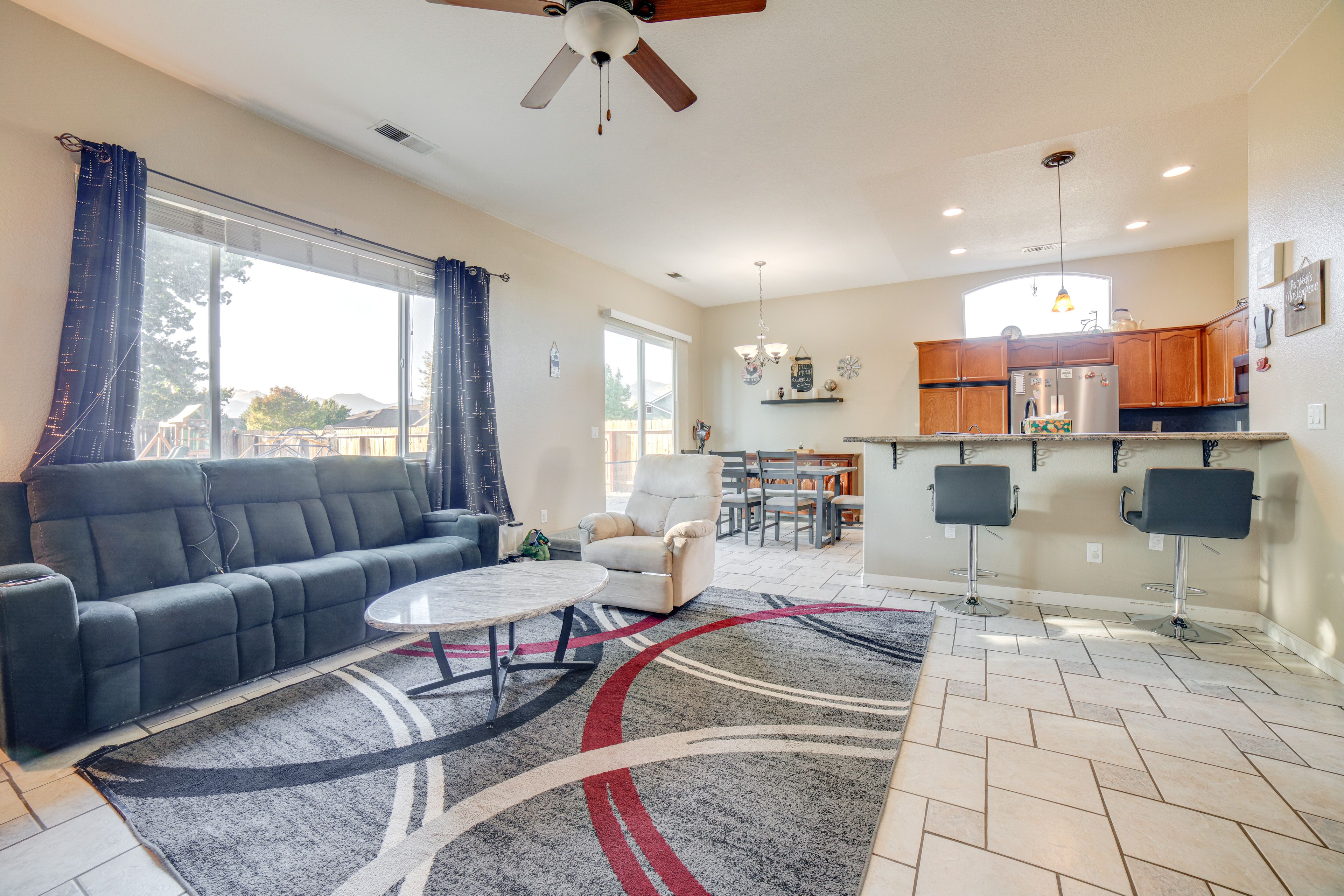 Living Room | Central A/C & Heating