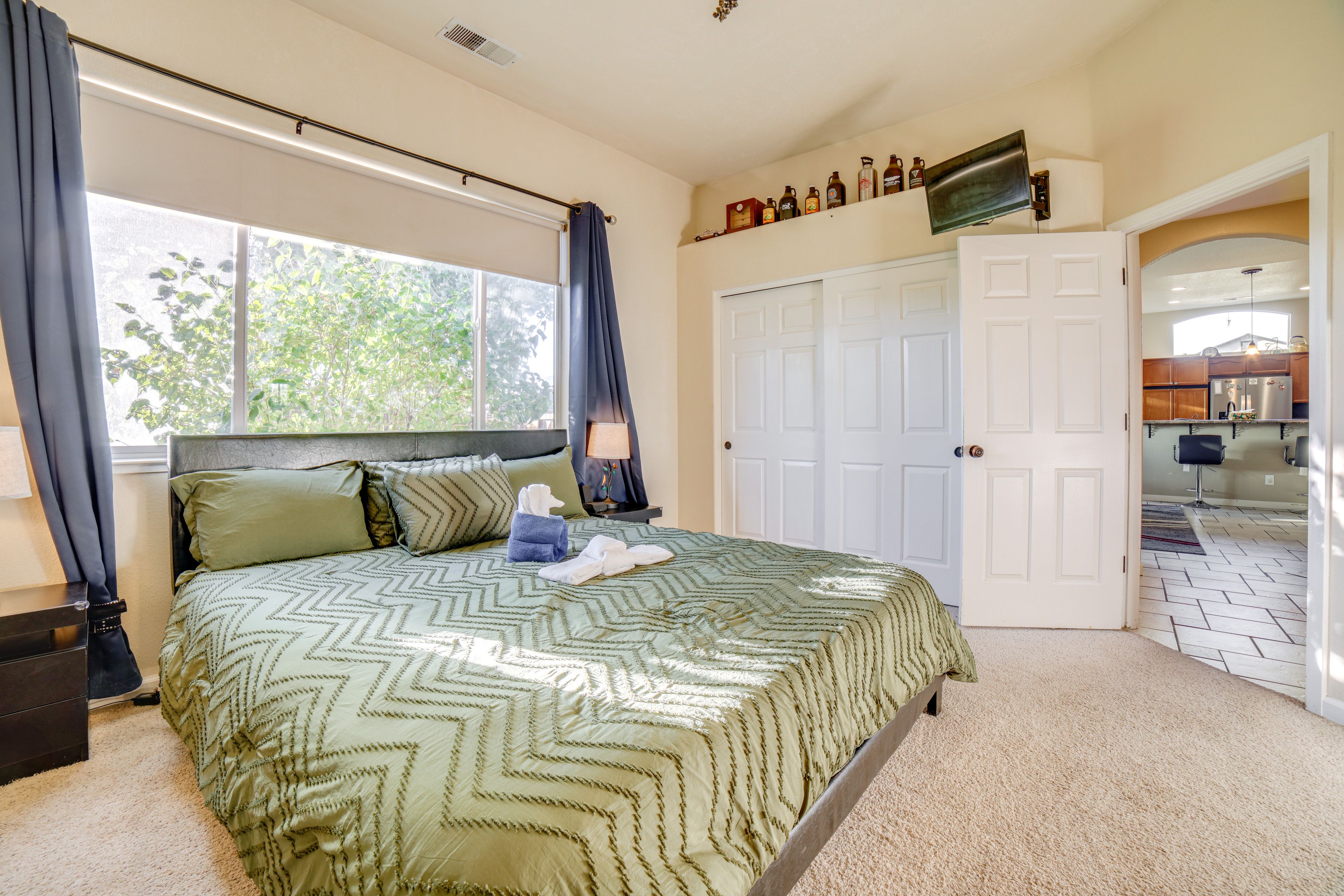 Bedroom 1 | California King Bed | Linens Provided