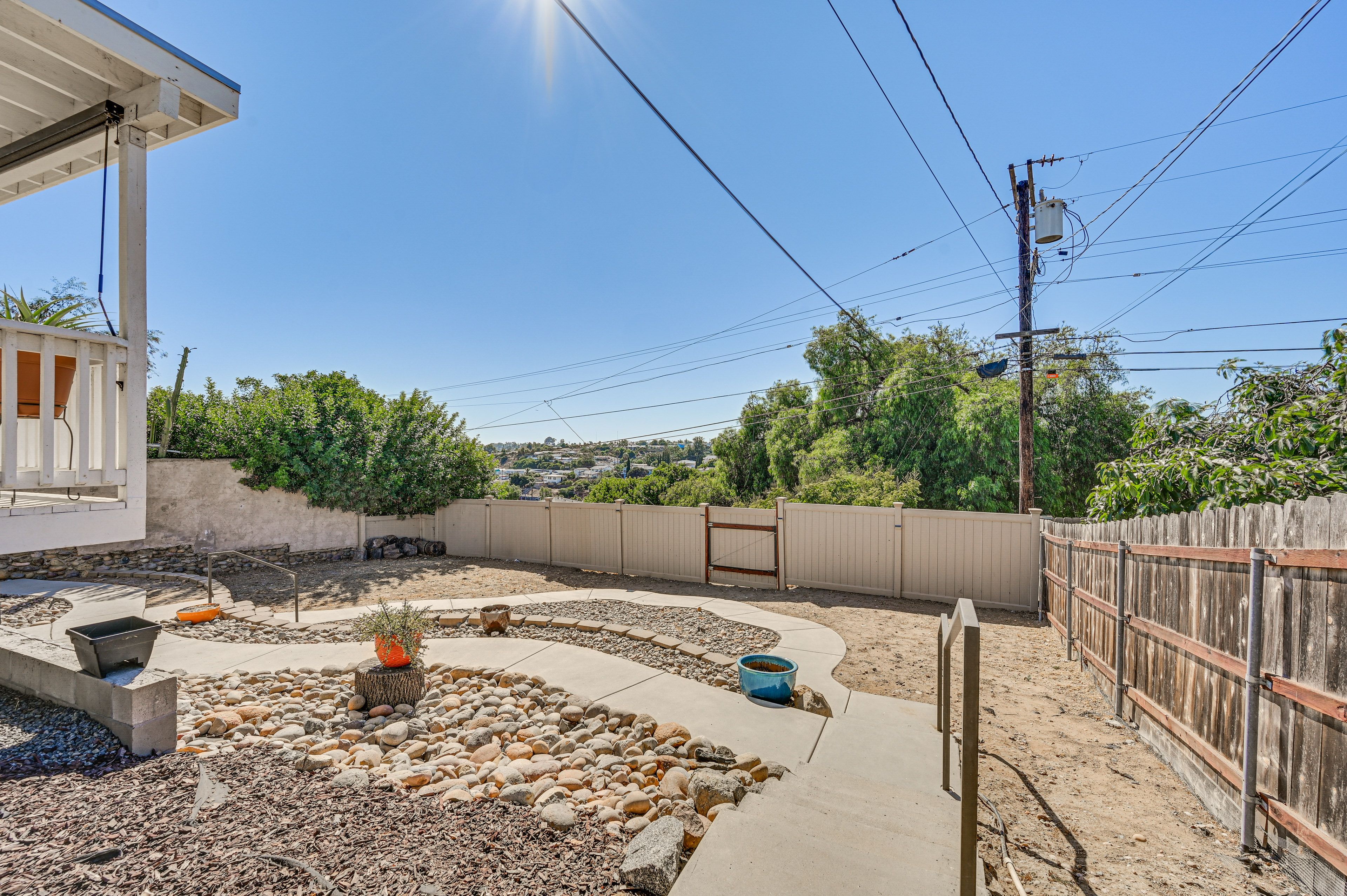 Fenced Backyard