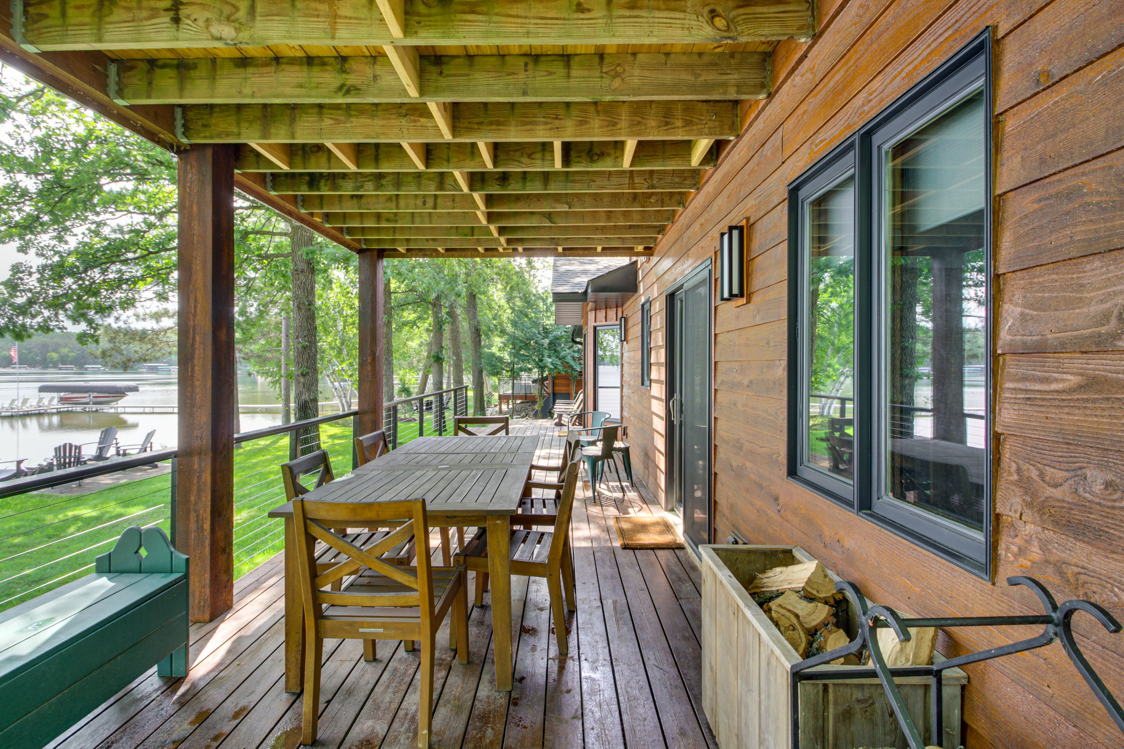 Wraparound Deck | Outdoor Dining Area