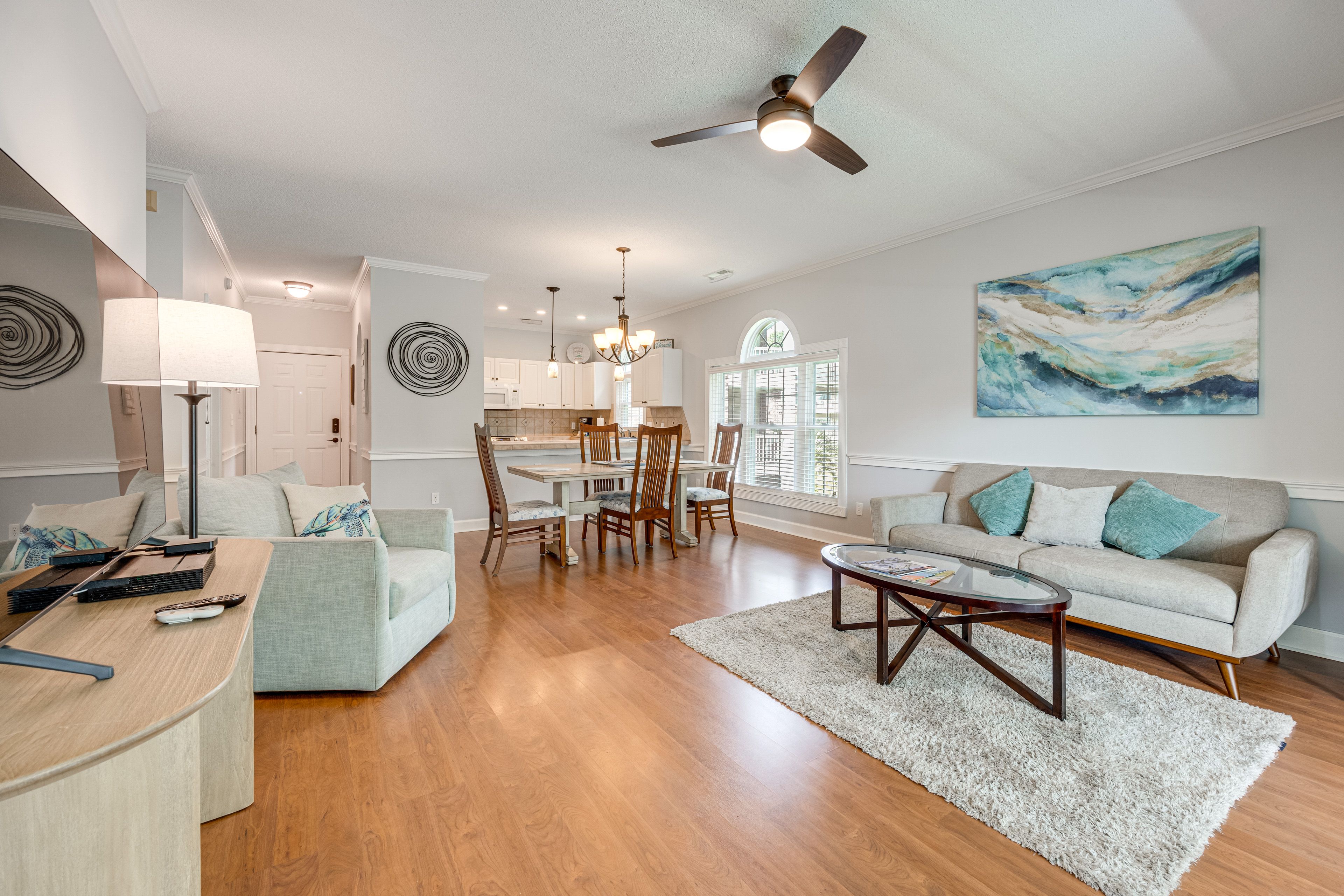 Living Room | Free WiFi | Smart TV | Single-Story Condo