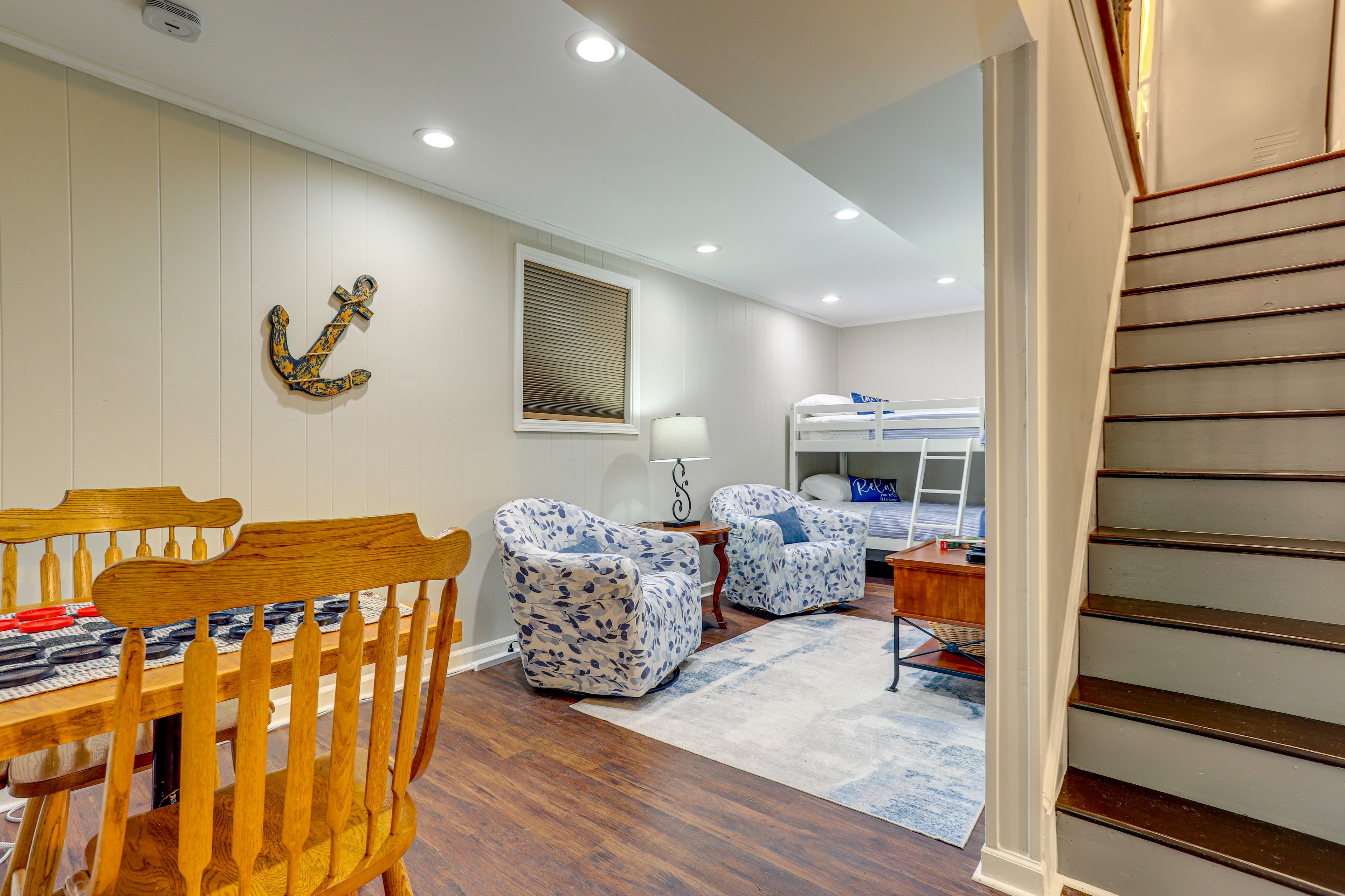 Game Room | Twin Bunk Bed | Board Games | Basement Level