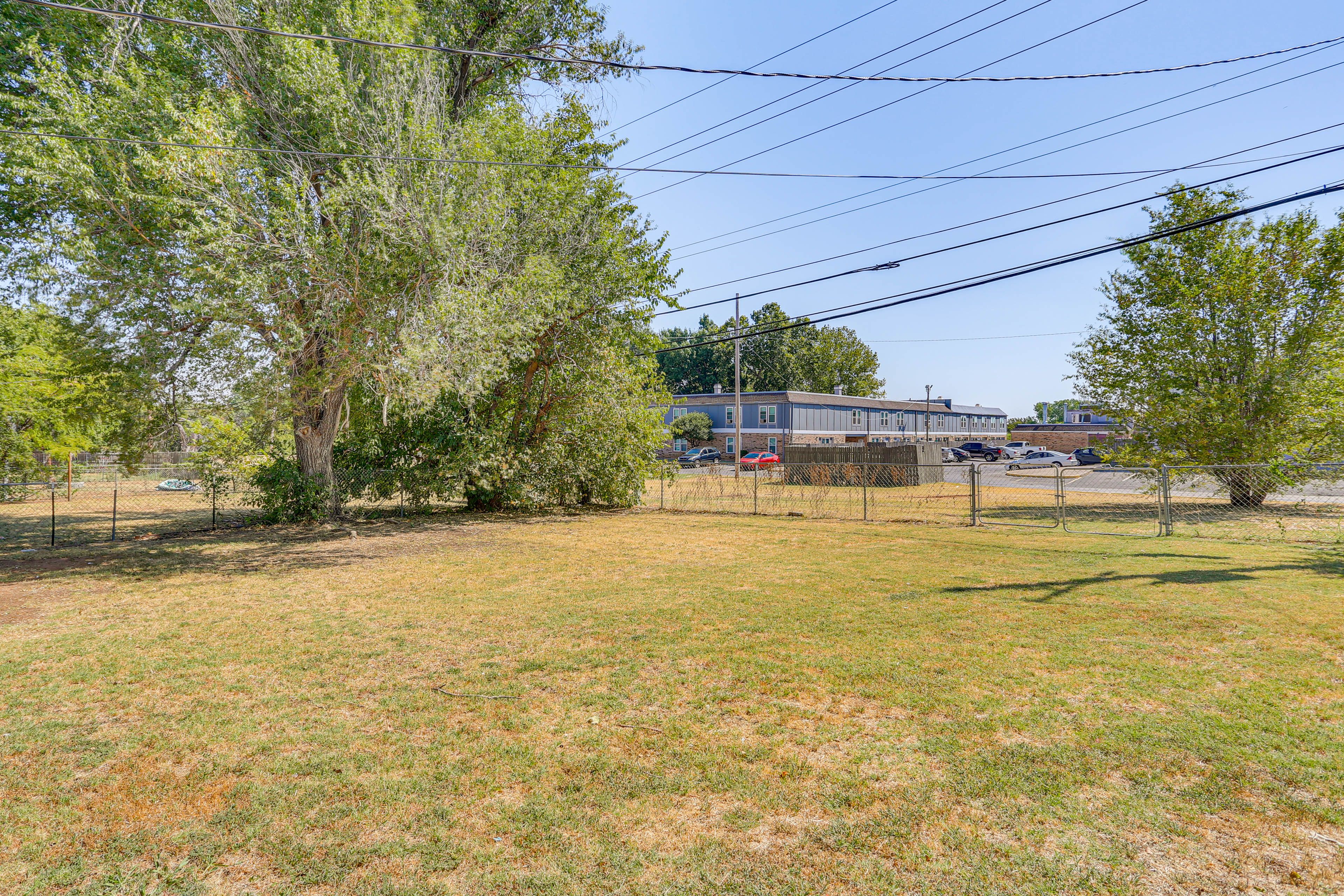Fenced Backyard