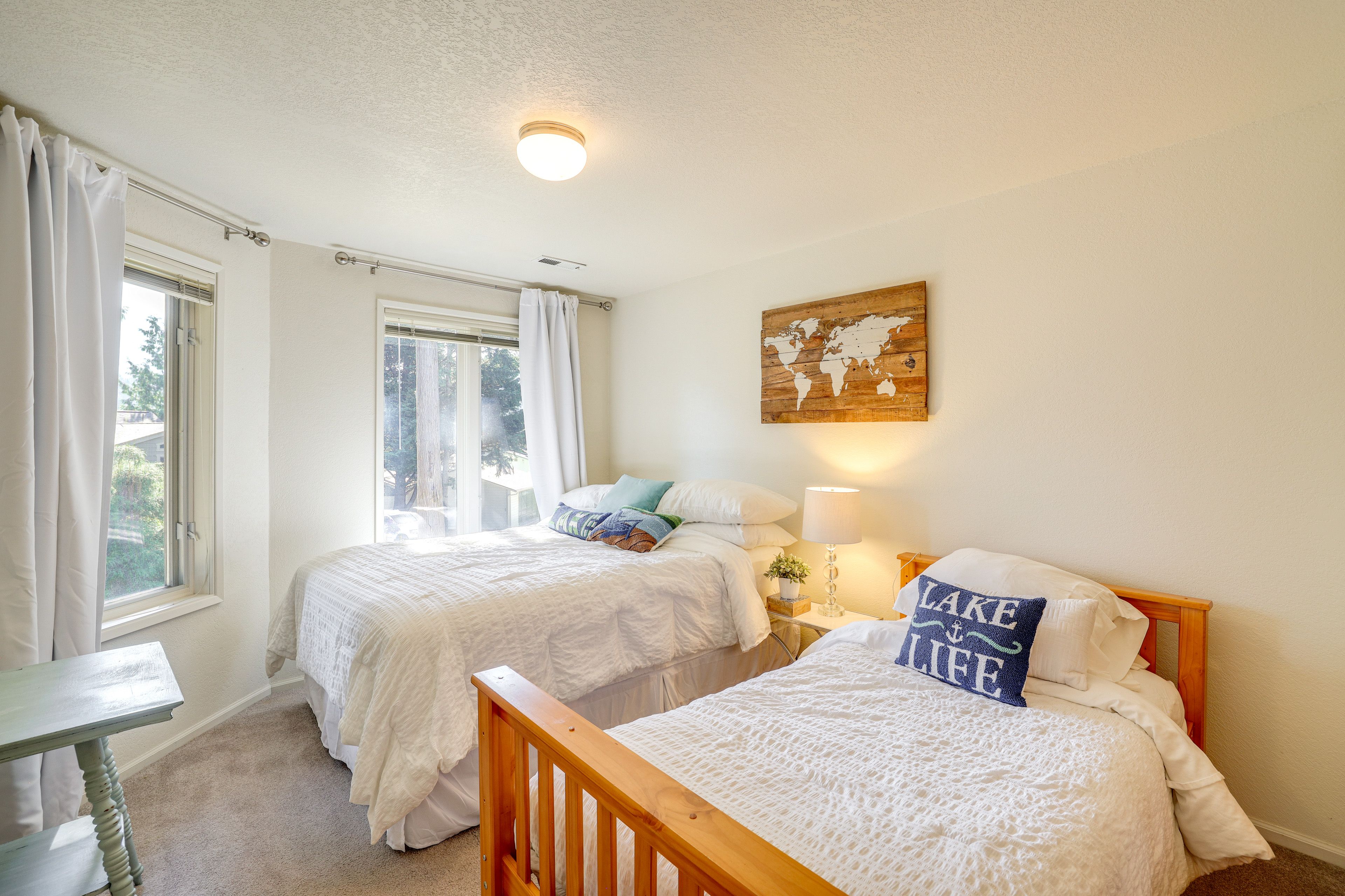 Bedroom 3 | Queen Bed | Twin Bed | Lower Level