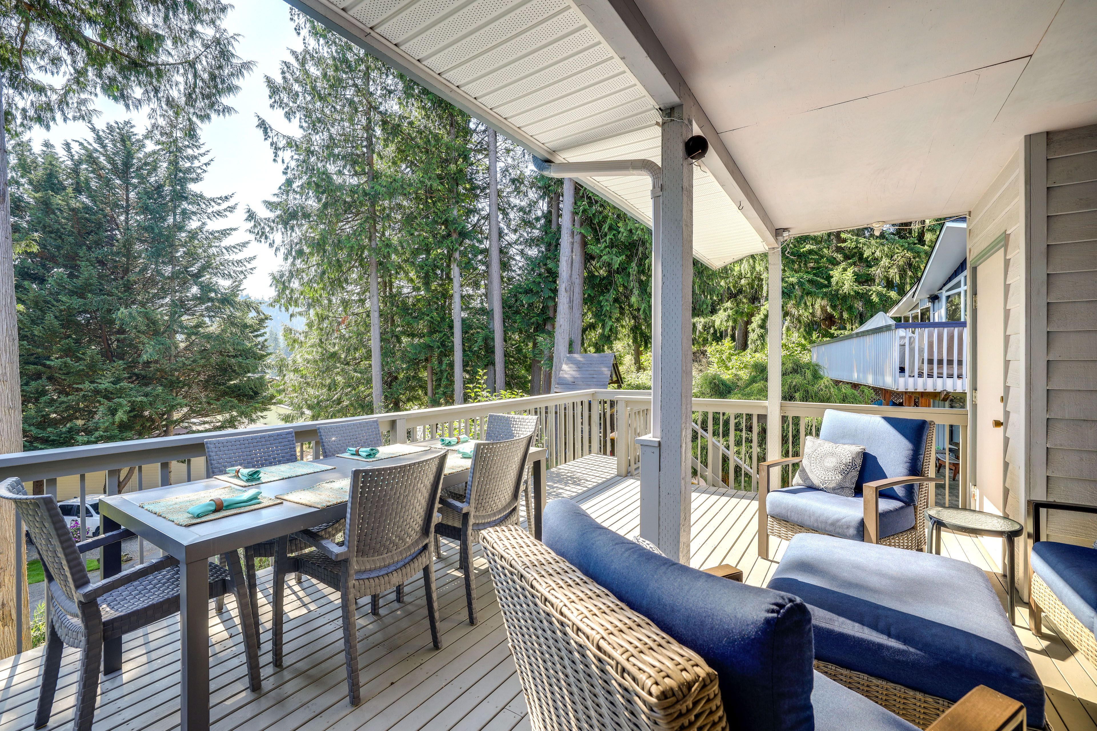 Deck | Outdoor Dining Area | Gas Grill | Lake Views | Fire Pit | Main Level