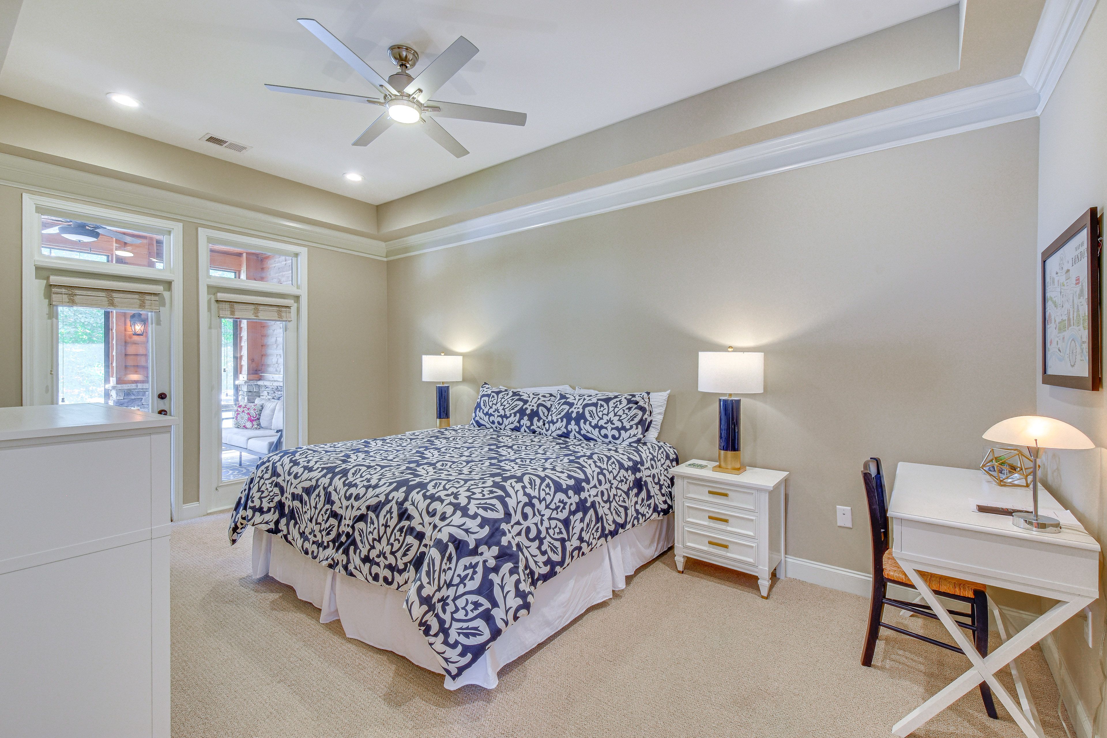Bedroom 1 | King Bed | Linens Provided | Main Level