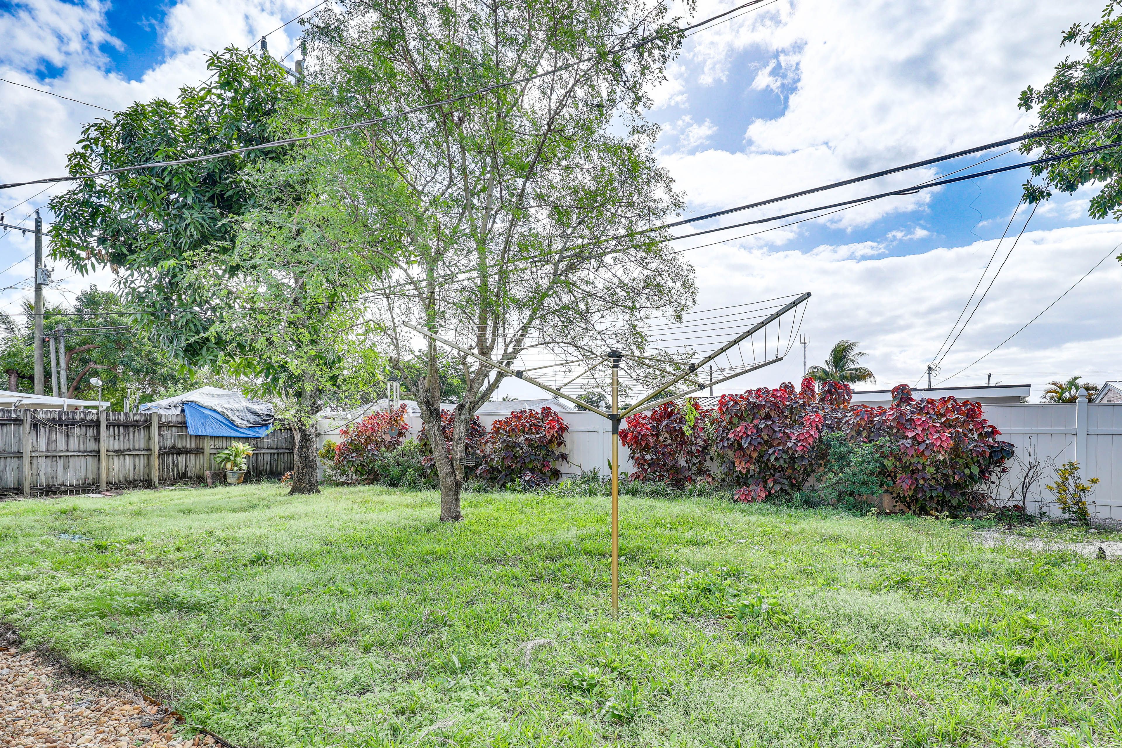 Private Backyard Area